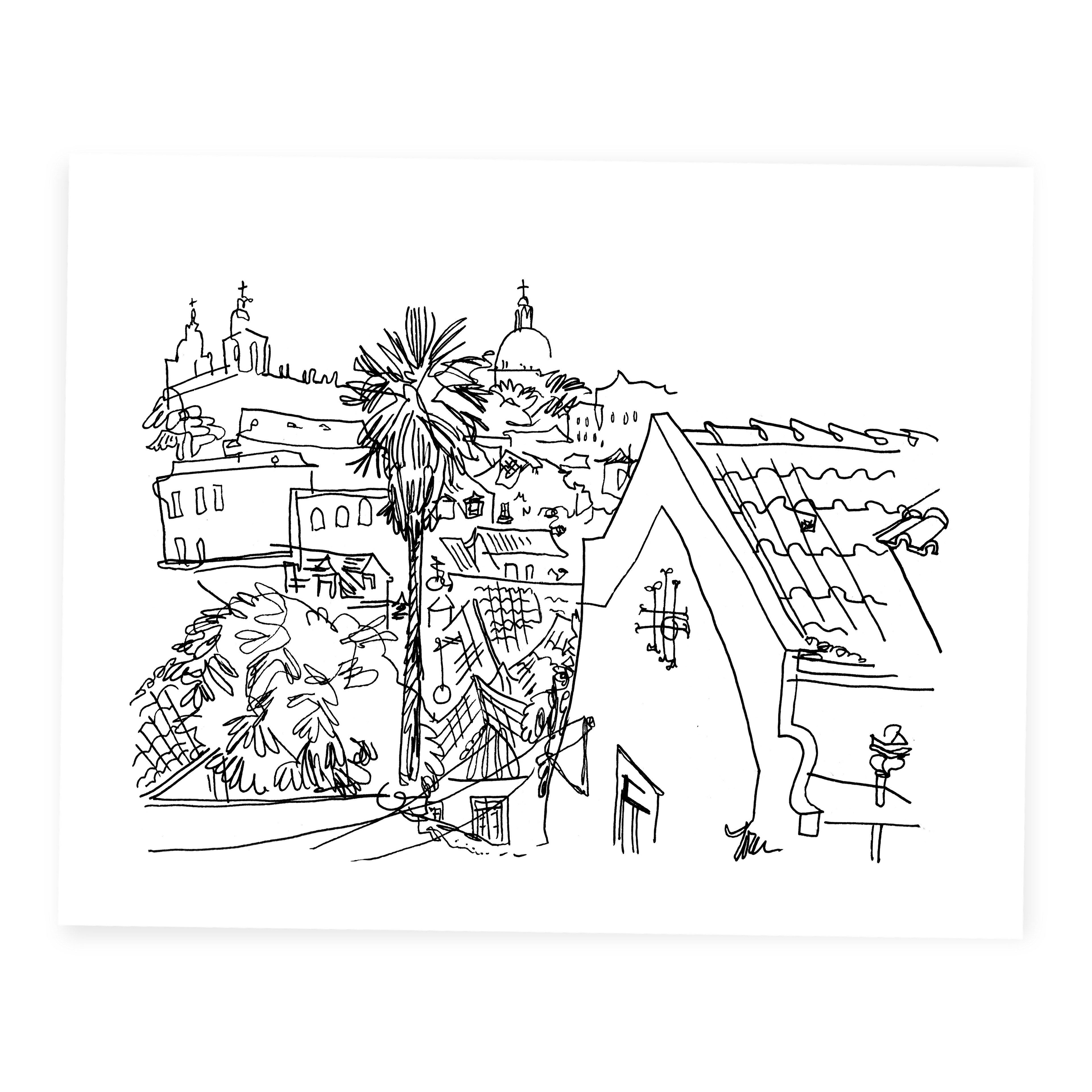 Lisbon #5 - Sketchbook Print