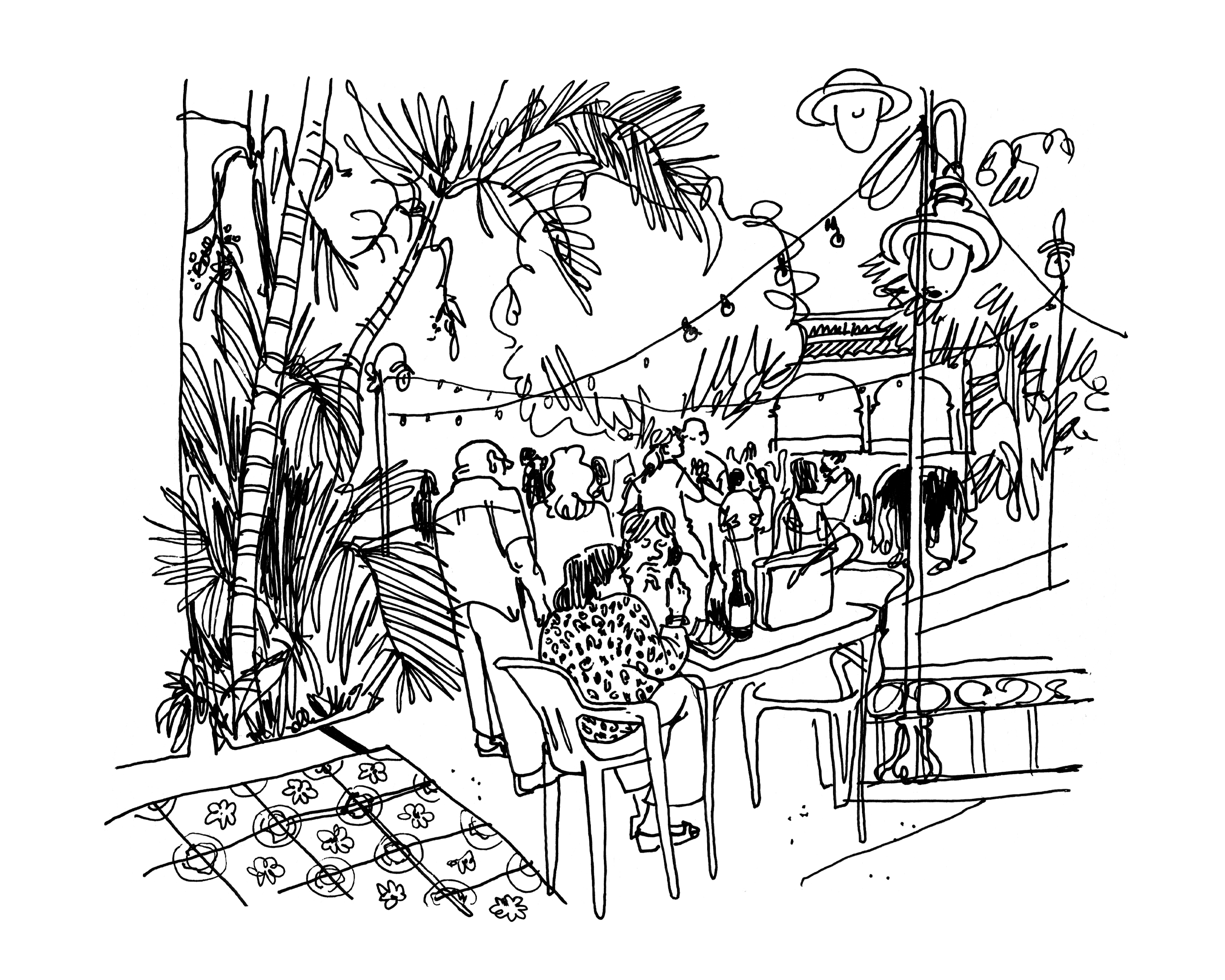 Parque de Santiago - Sketchbook Print