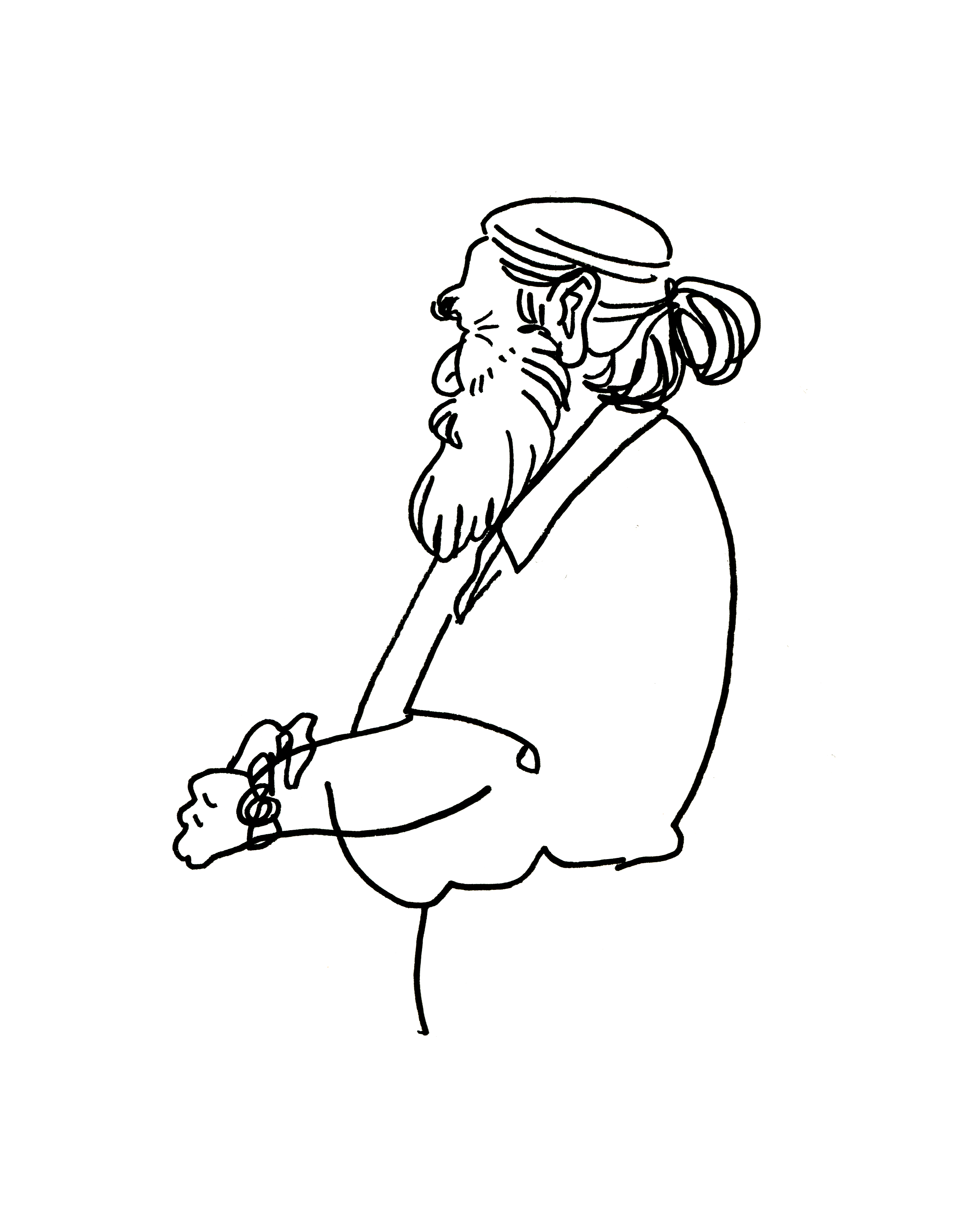 Man - Sketchbook Print