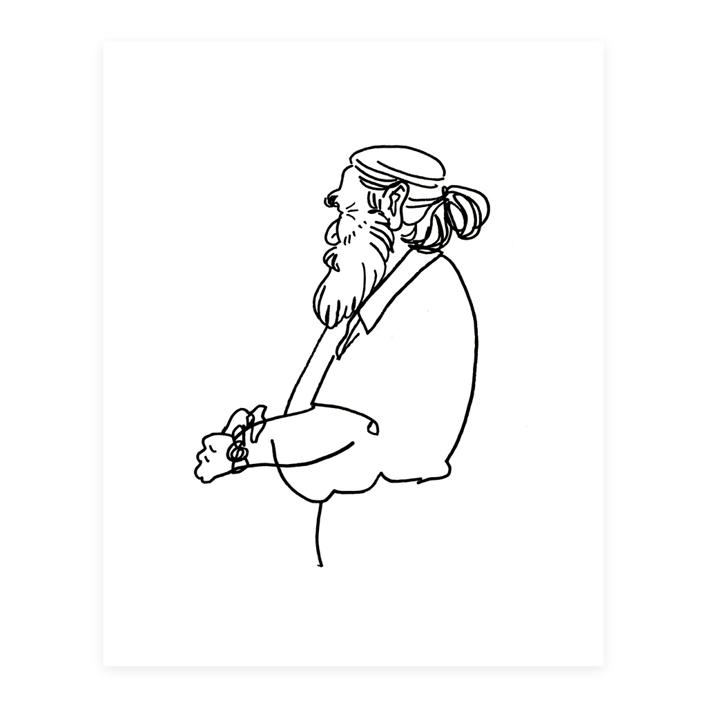 Man - Sketchbook Print