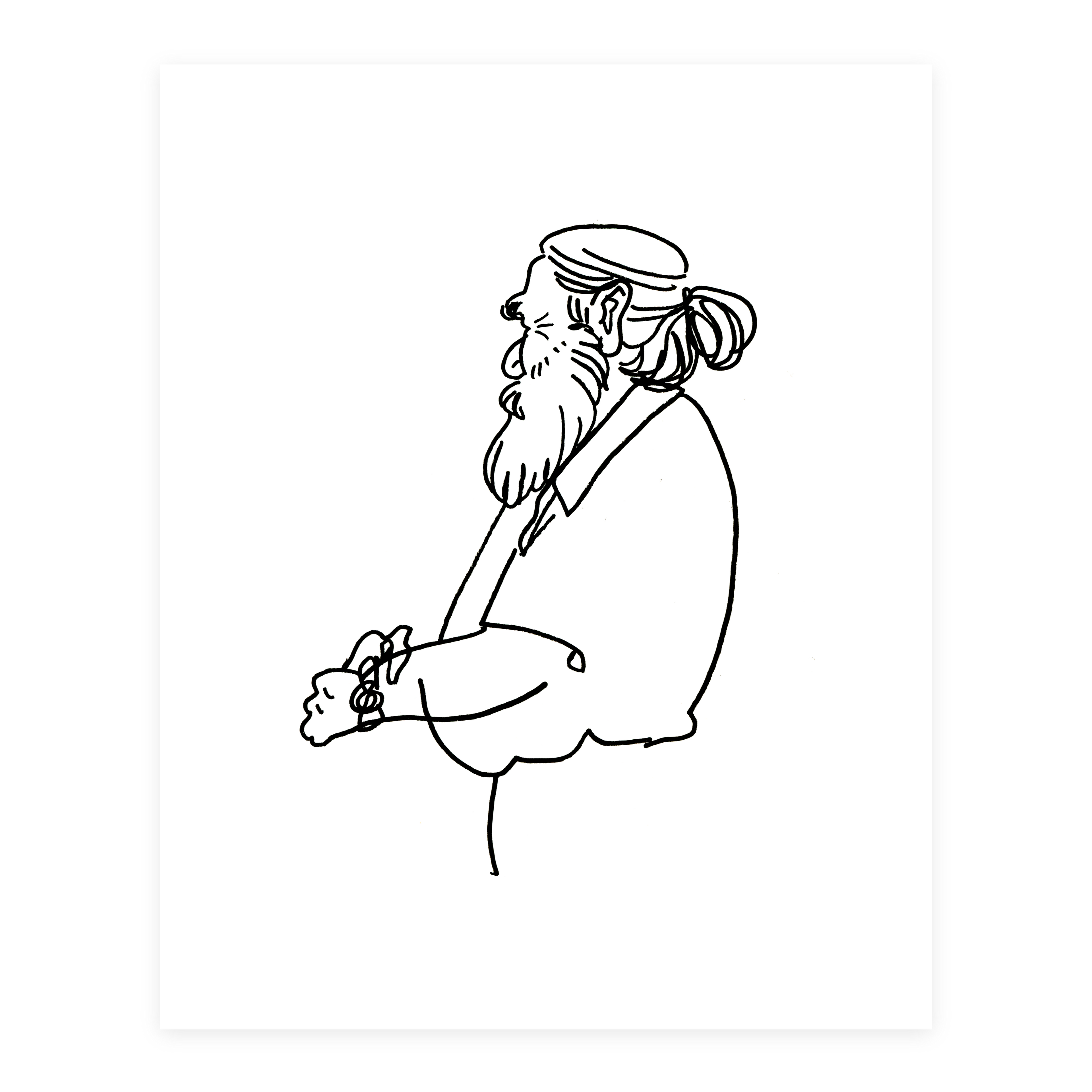 Man - Sketchbook Print