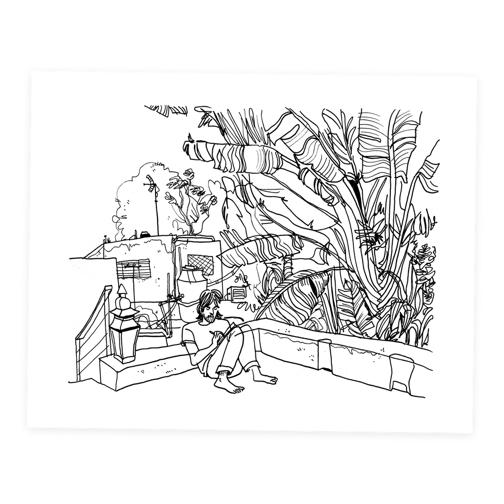 Casa Azul de Santiago #2 - Sketchbook Print