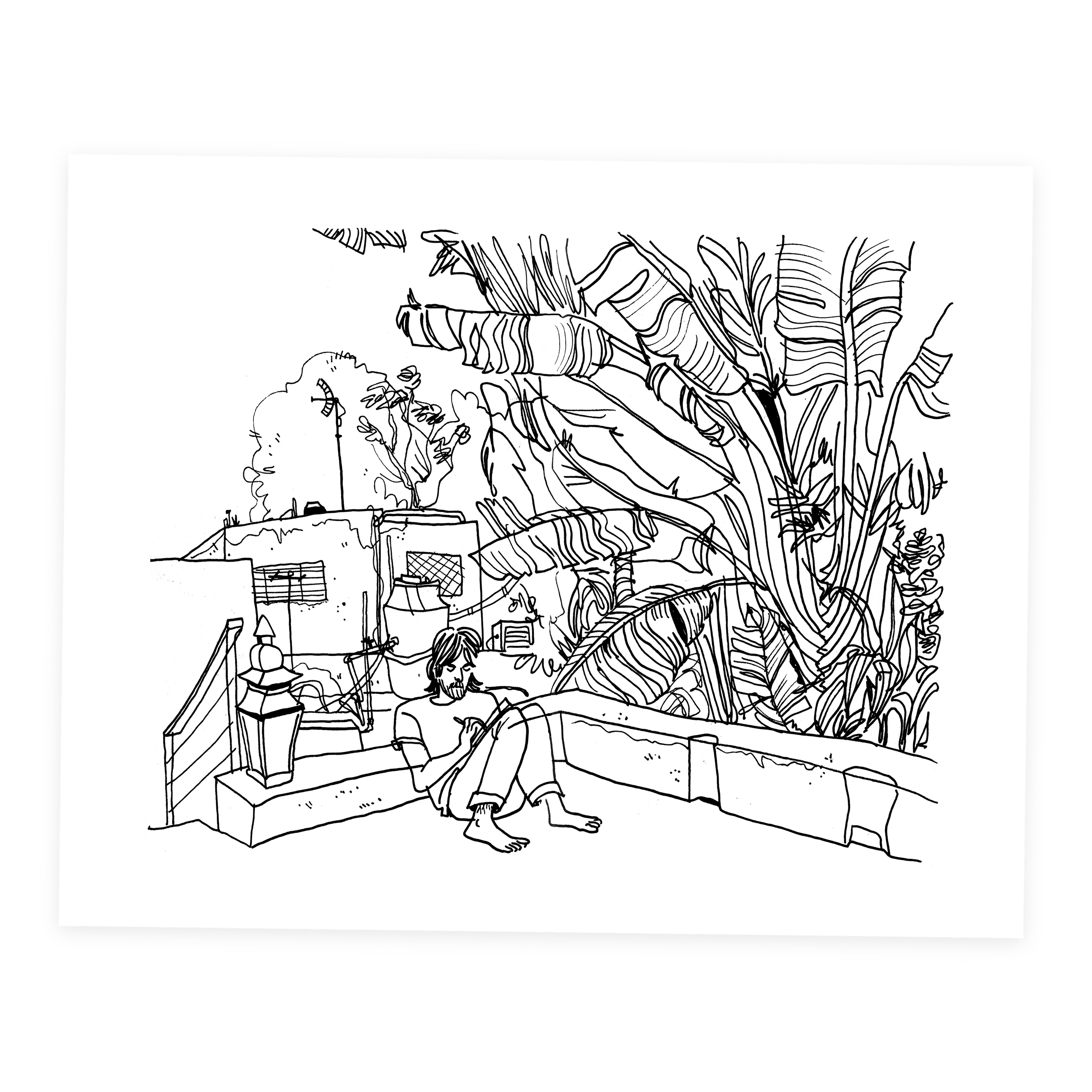 Casa Azul de Santiago #2 - Sketchbook Print