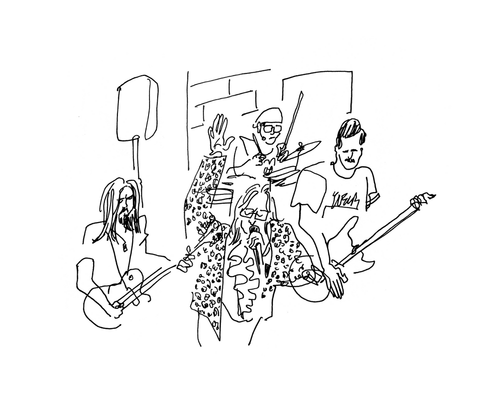 Legends of metal cover night in Merida - Sketchbook Print