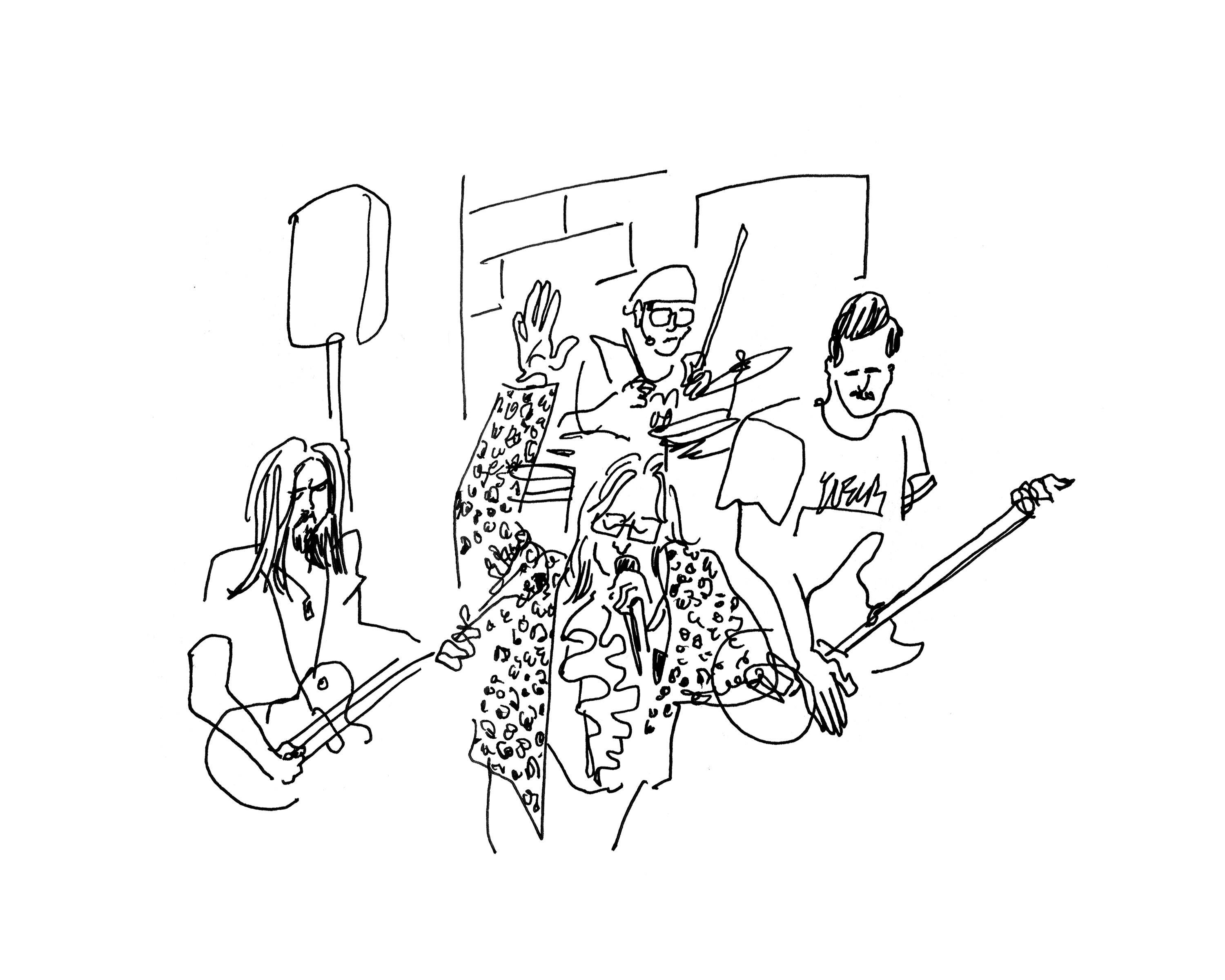 Legends of metal cover night in Merida - Sketchbook Print