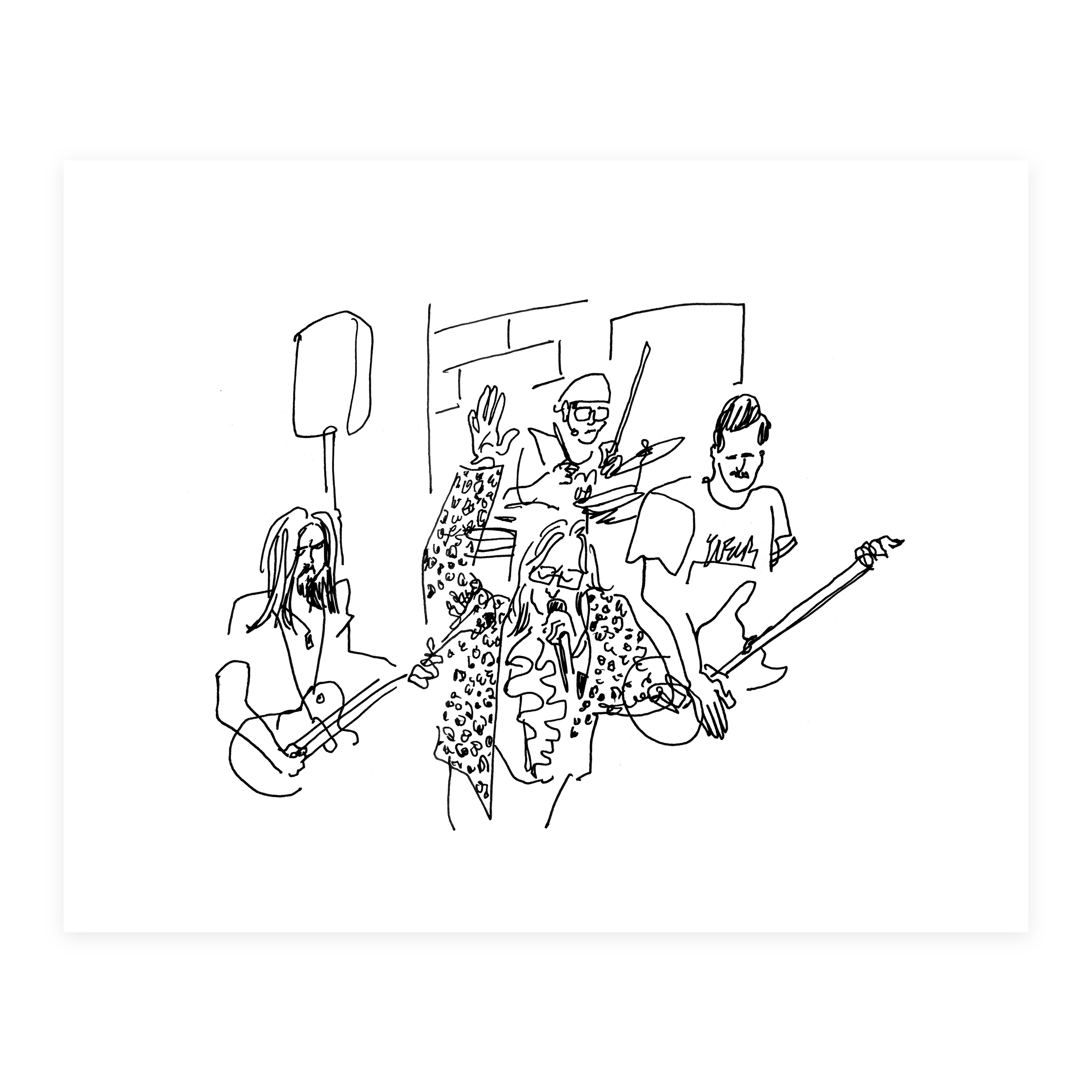 Legends of metal cover night in Merida - Sketchbook Print