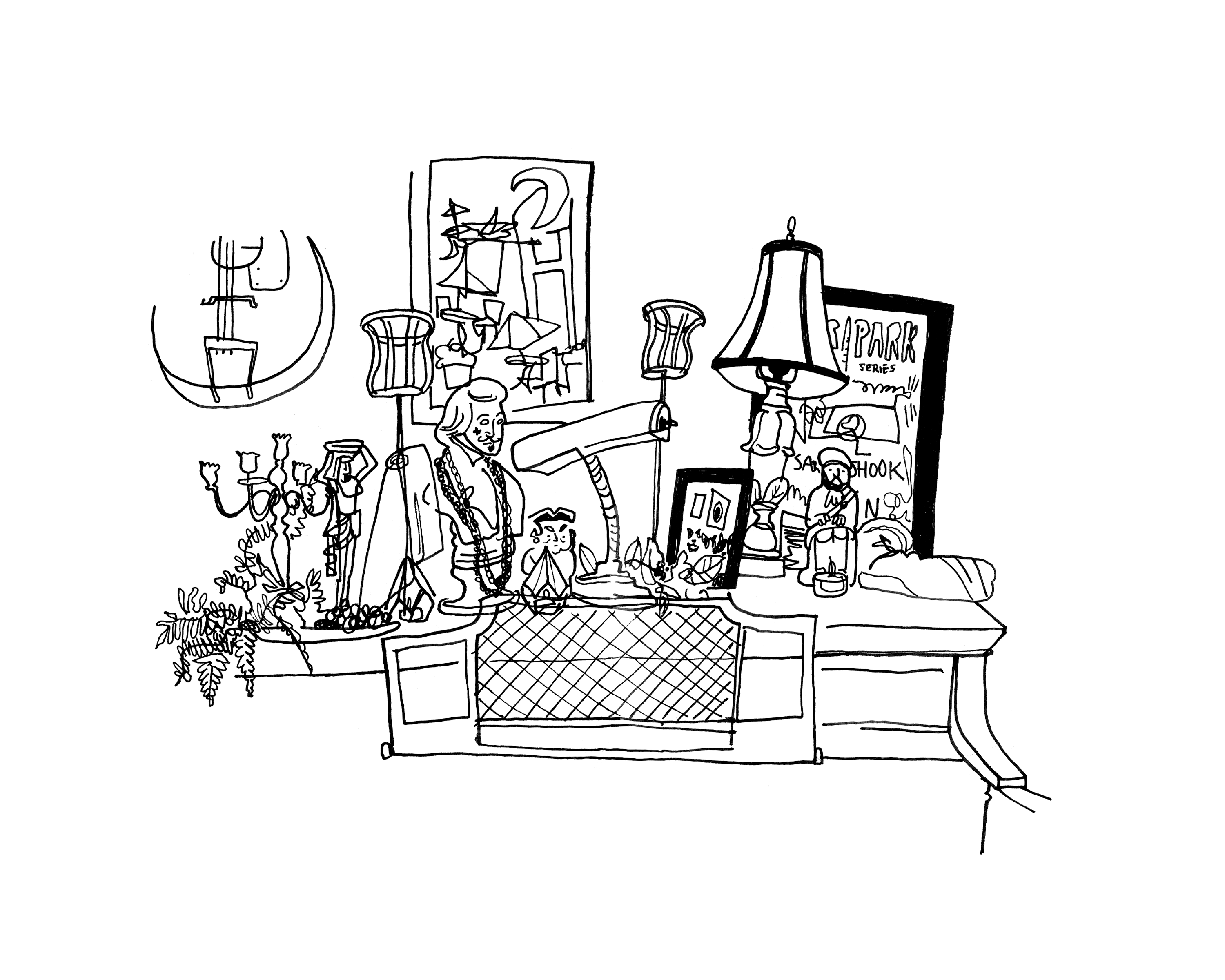 Nash Street Tavern - Sketchbook Print