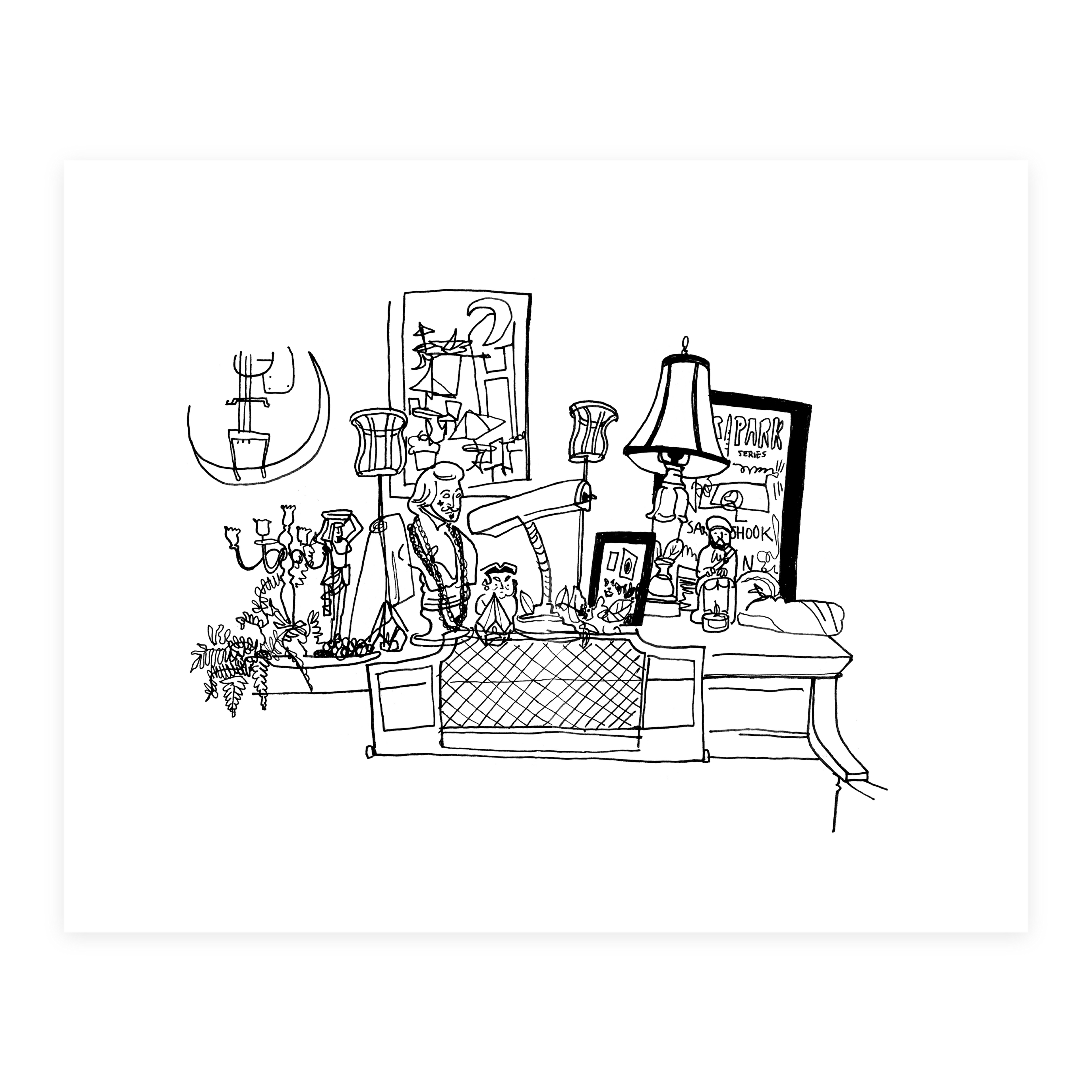 Nash Street Tavern - Sketchbook Print