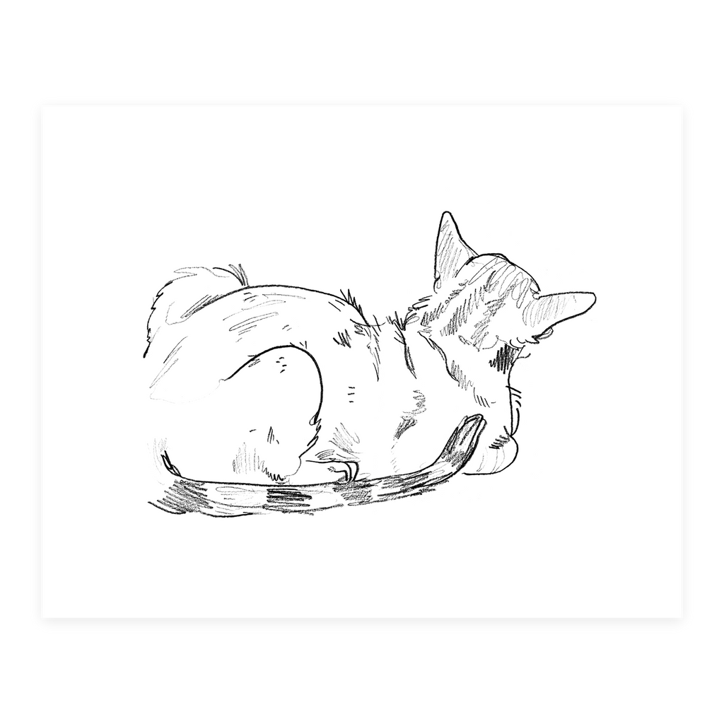 Stanzi - Sketchbook Print