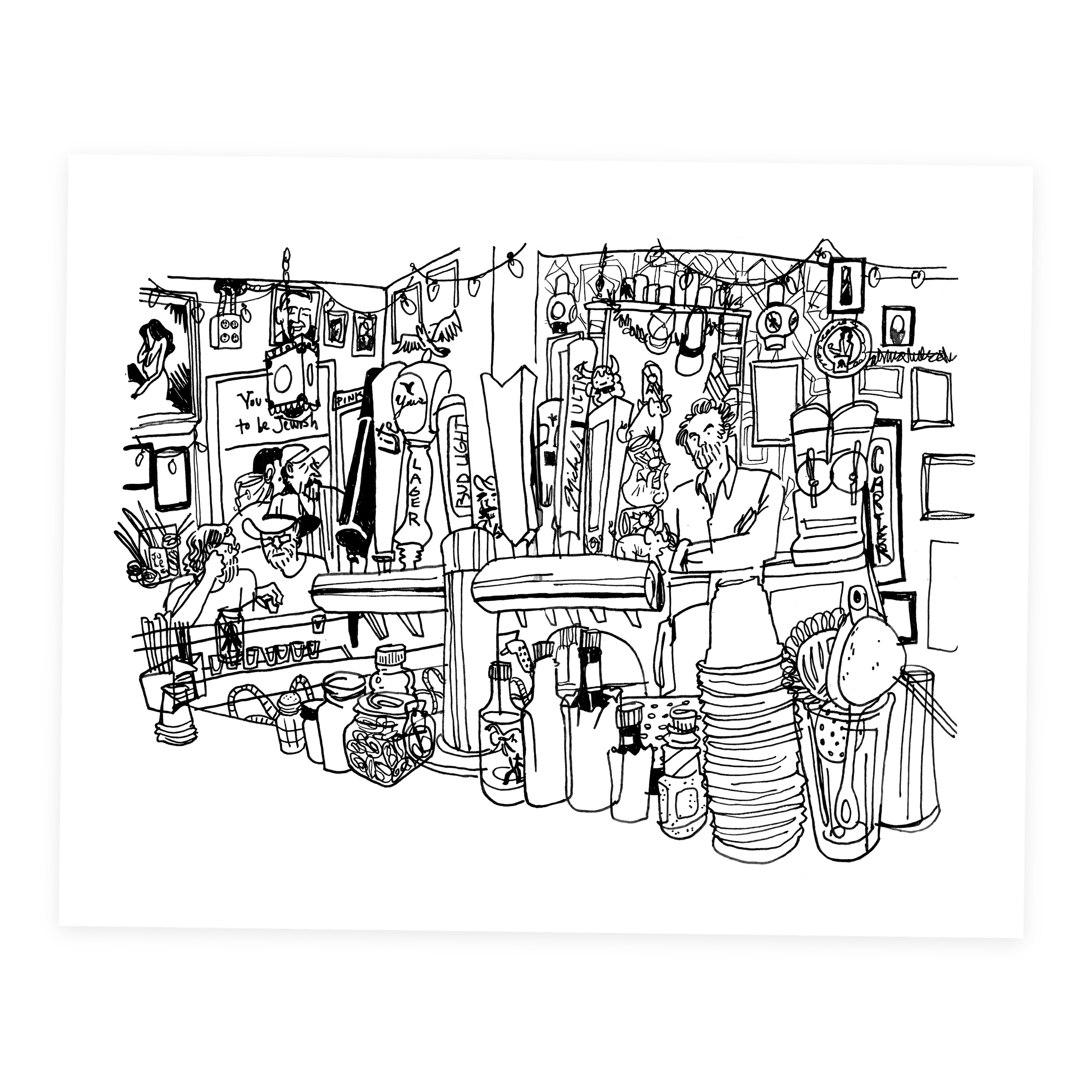 Pinkie Masters #1 - Sketchbook Print