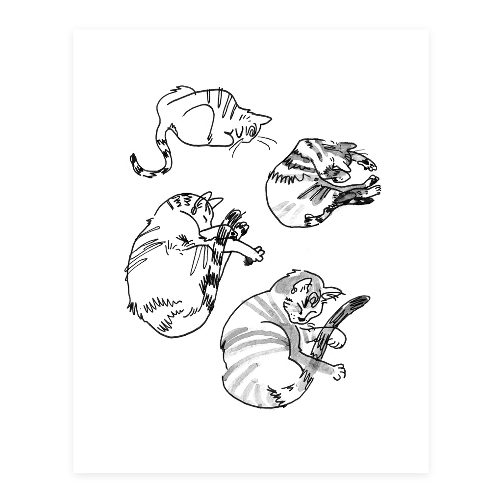 Cat #2 - Sketchbook Print