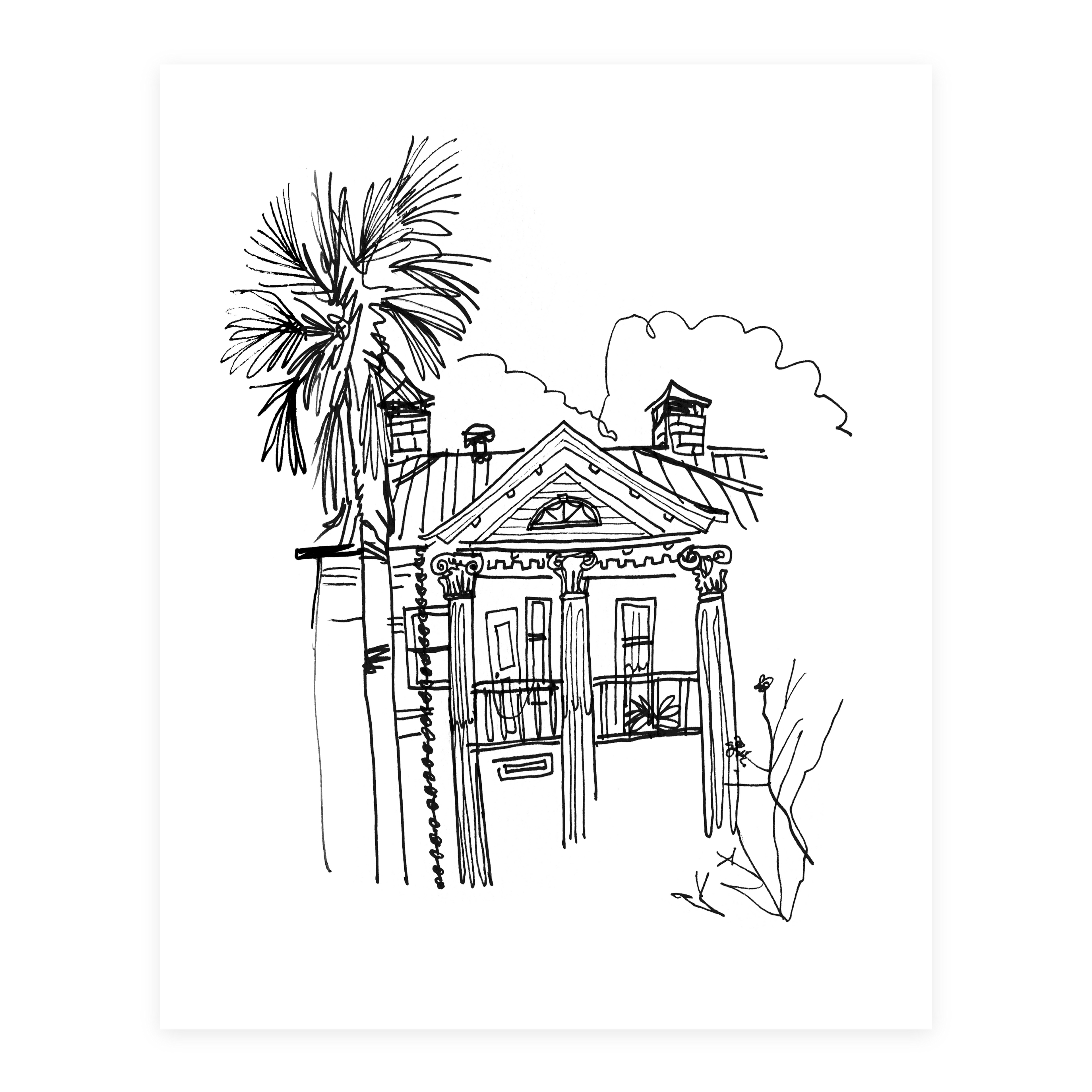 Savannah #1 - Sketchbook Print