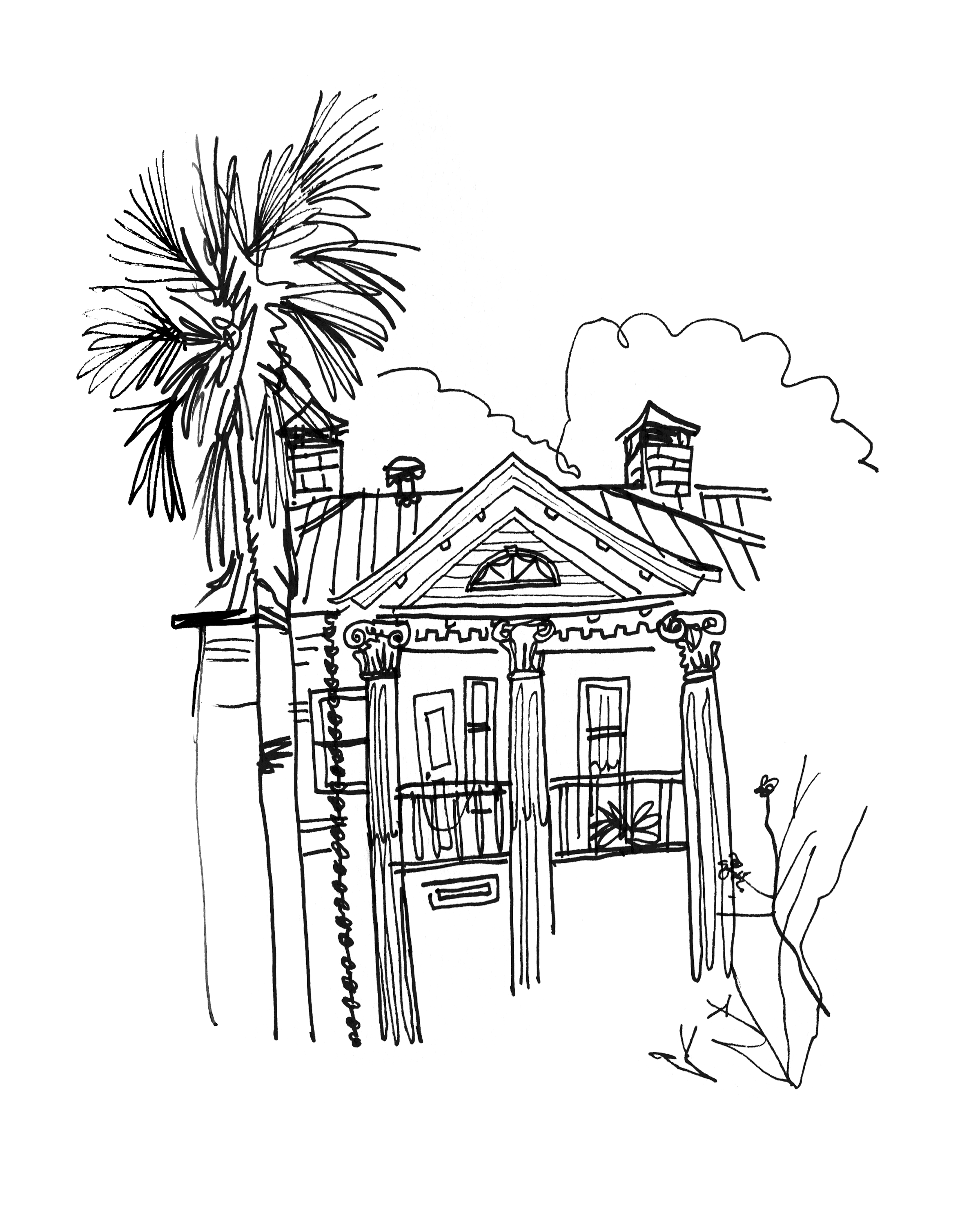 Savannah #1 - Sketchbook Print