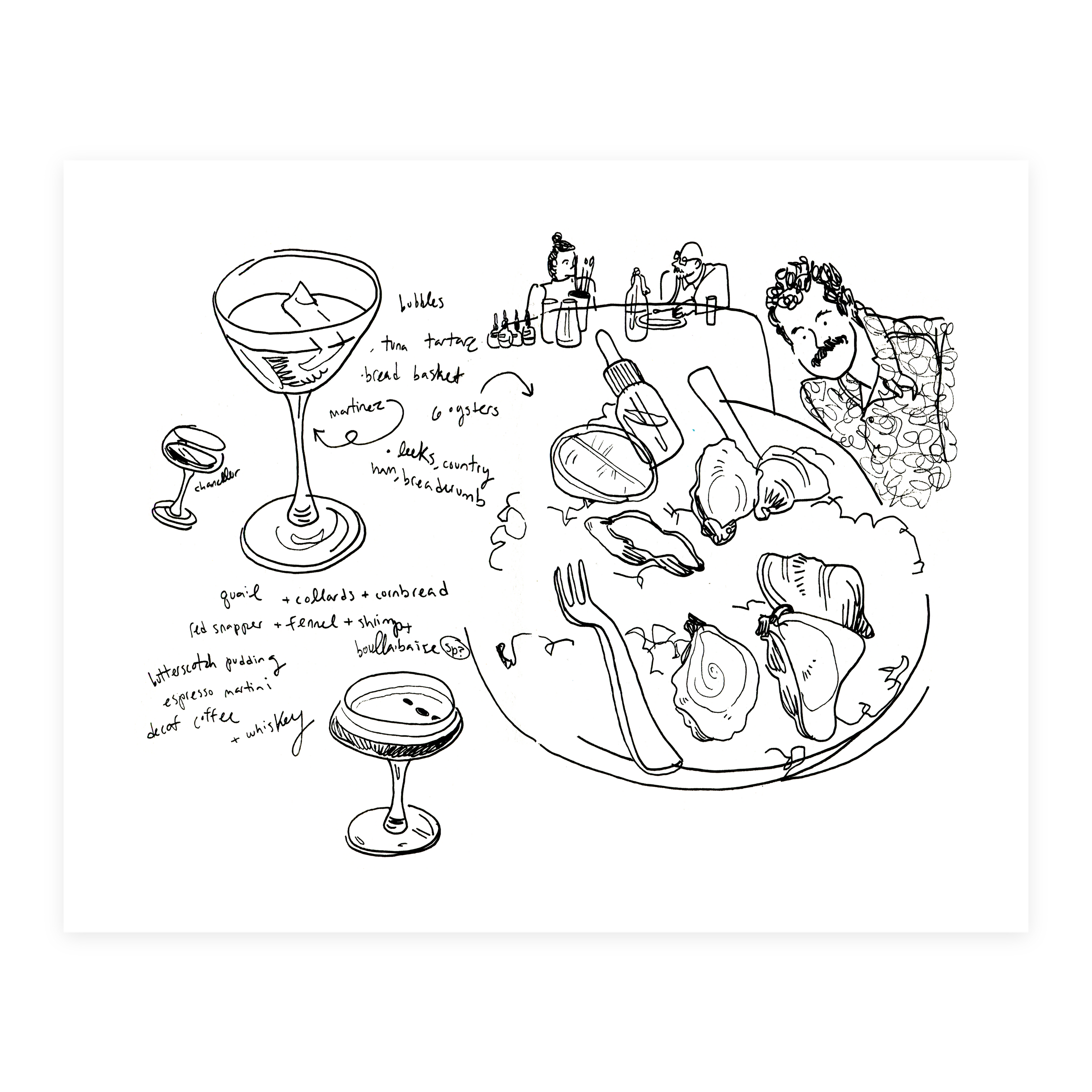 The Grey - Sketchbook Print