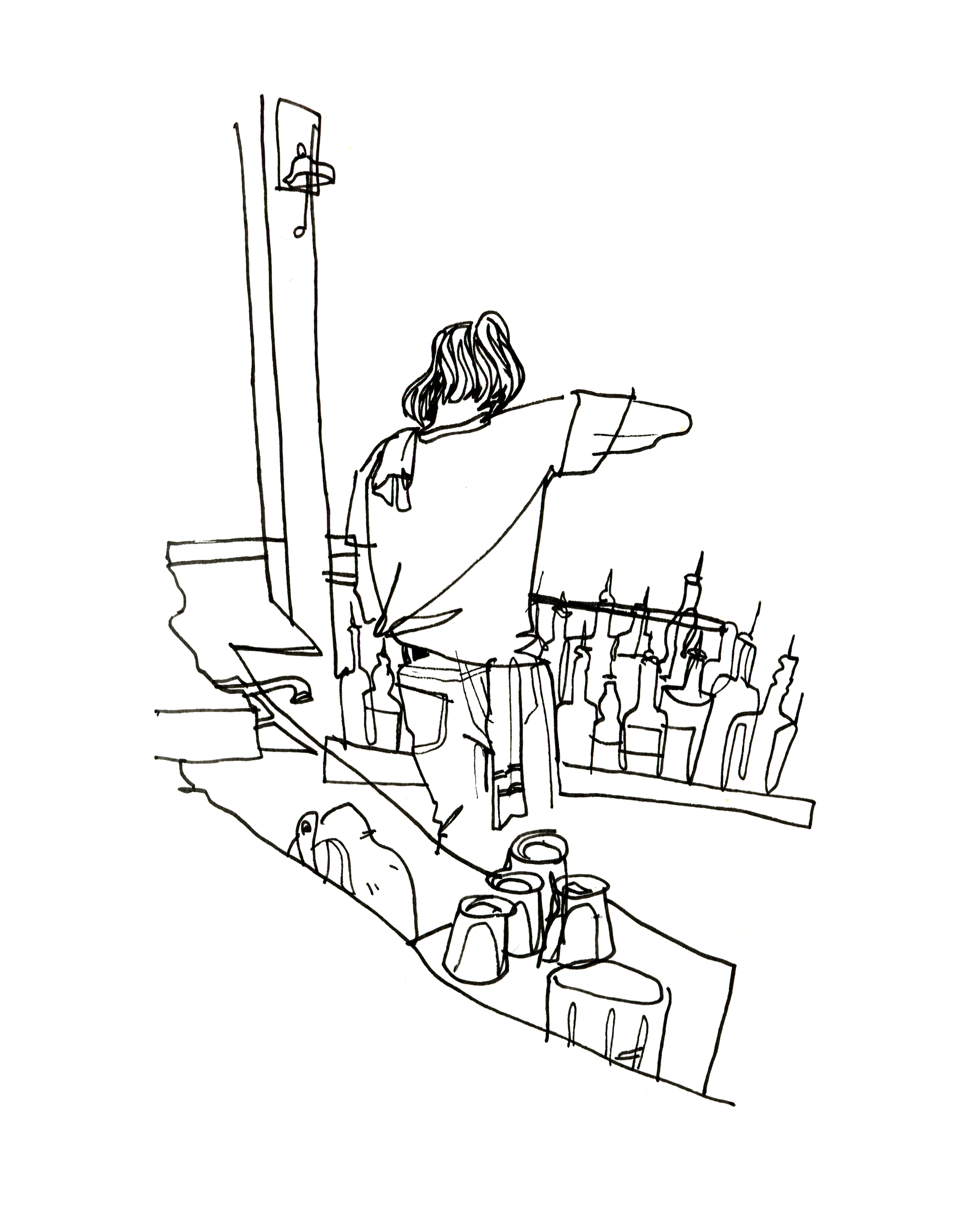 Lone Wolf #1 - Sketchbook Print