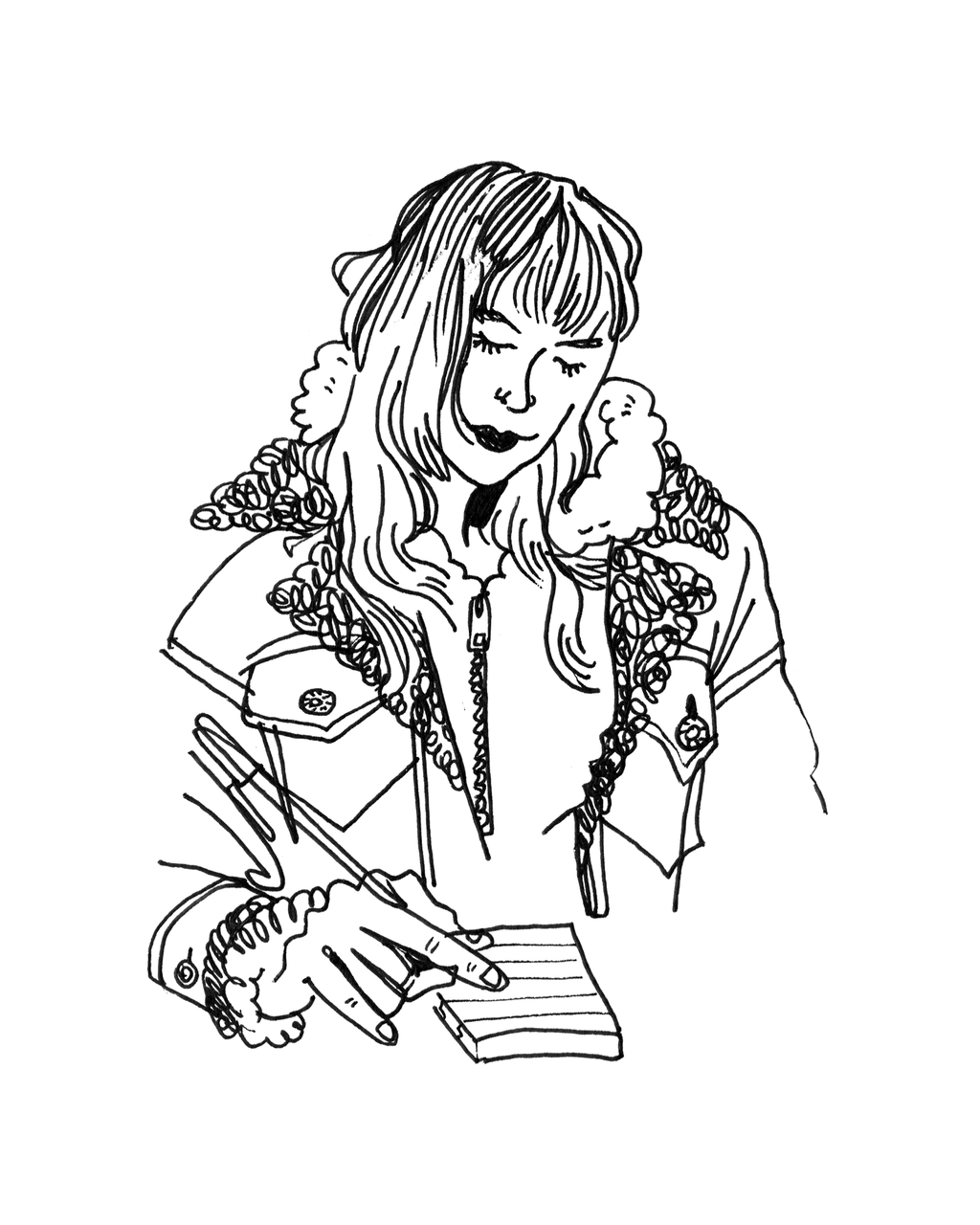 Emily Queen - Sketchbook Print