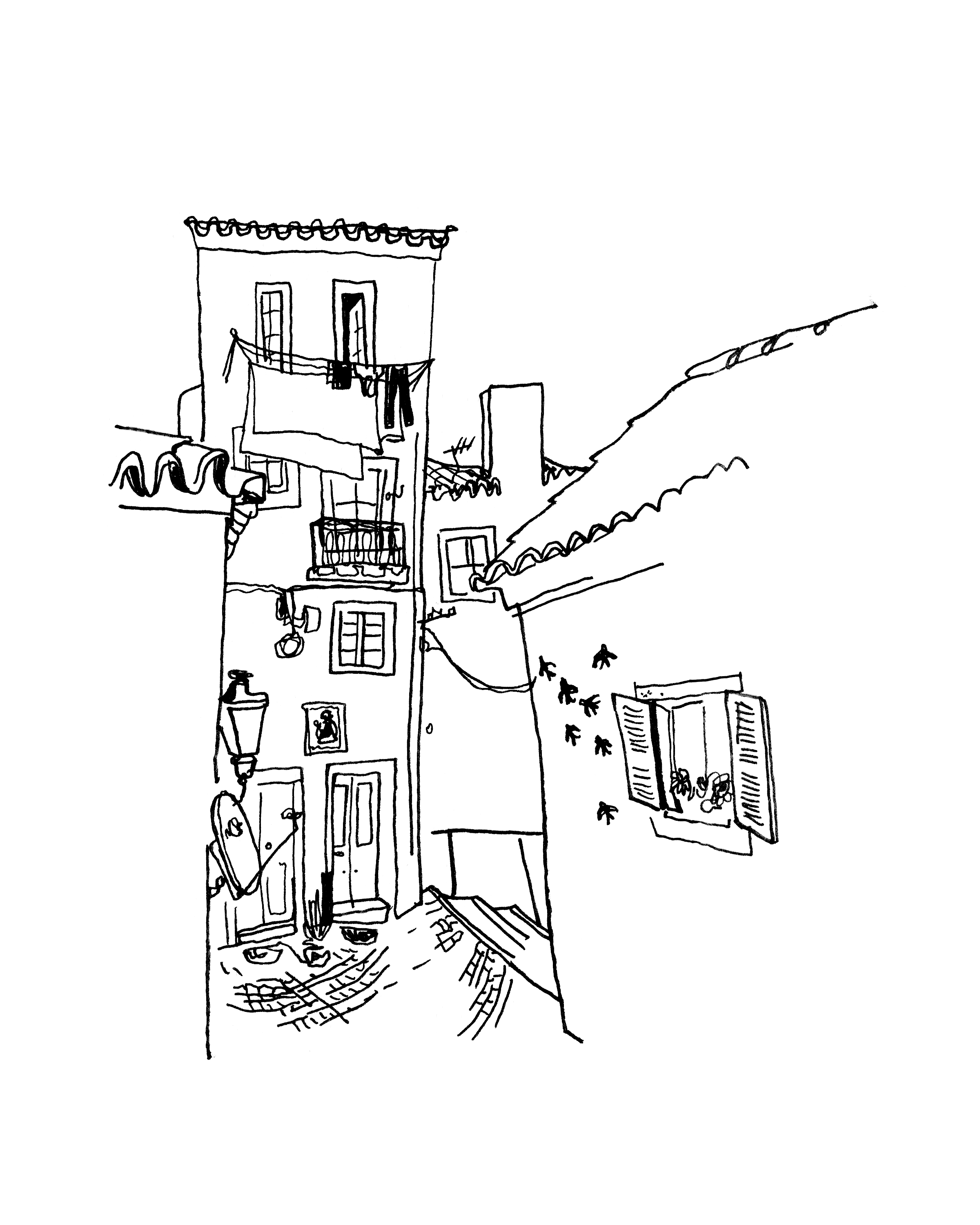 Lisbon #6 - Sketchbook Print