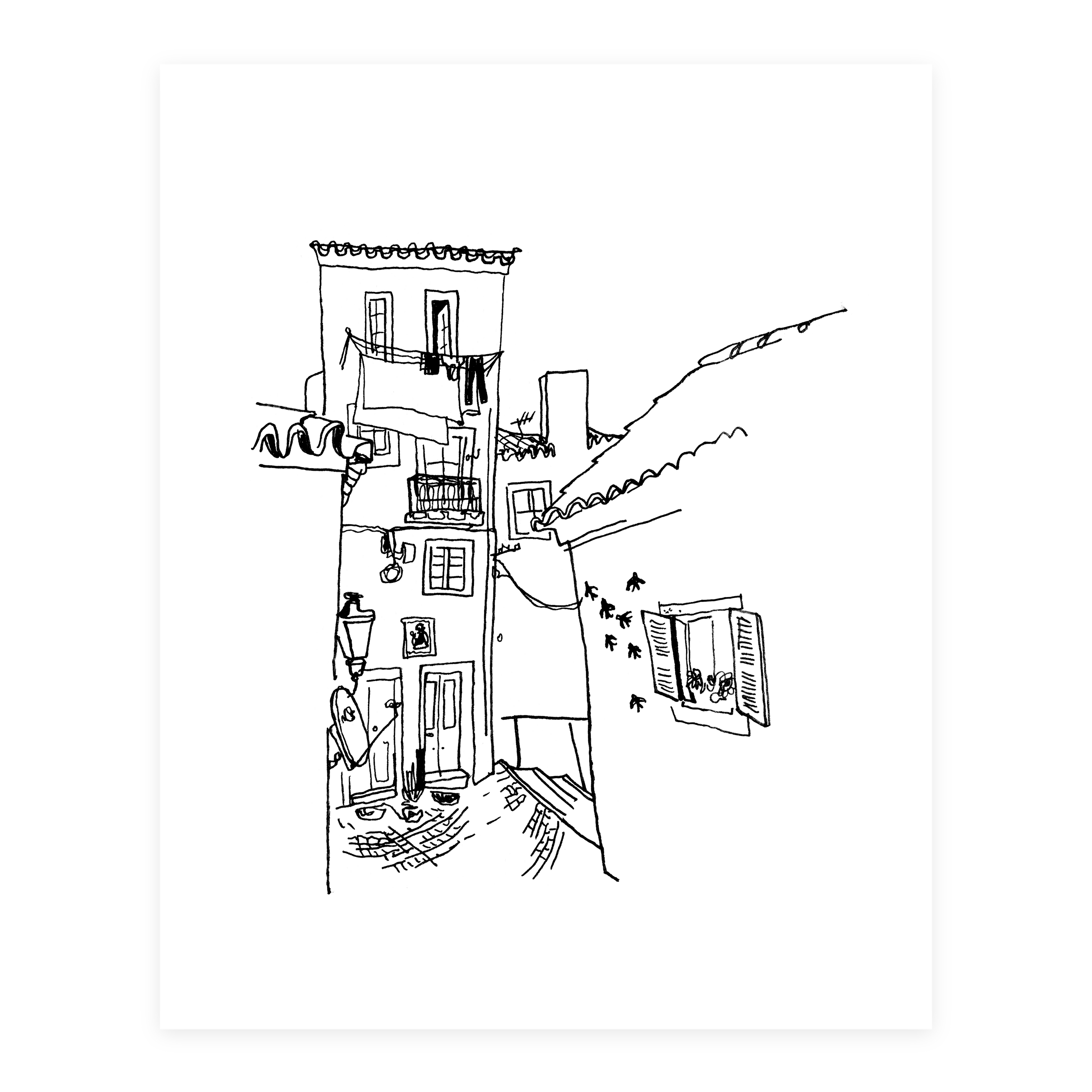 Lisbon #6 - Sketchbook Print