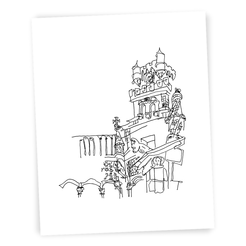 Lisbon #7 - Sketchbook Print