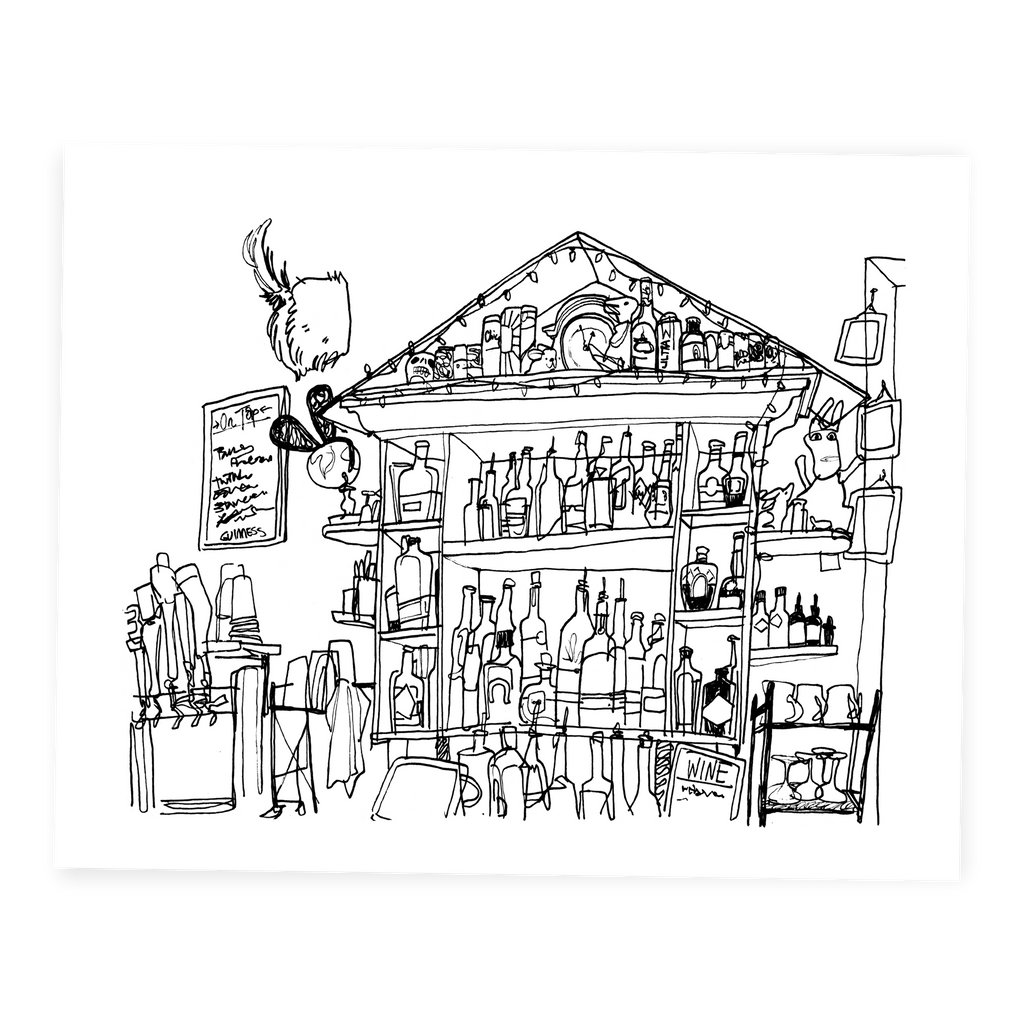 Black Rabbit - Sketchbook Print