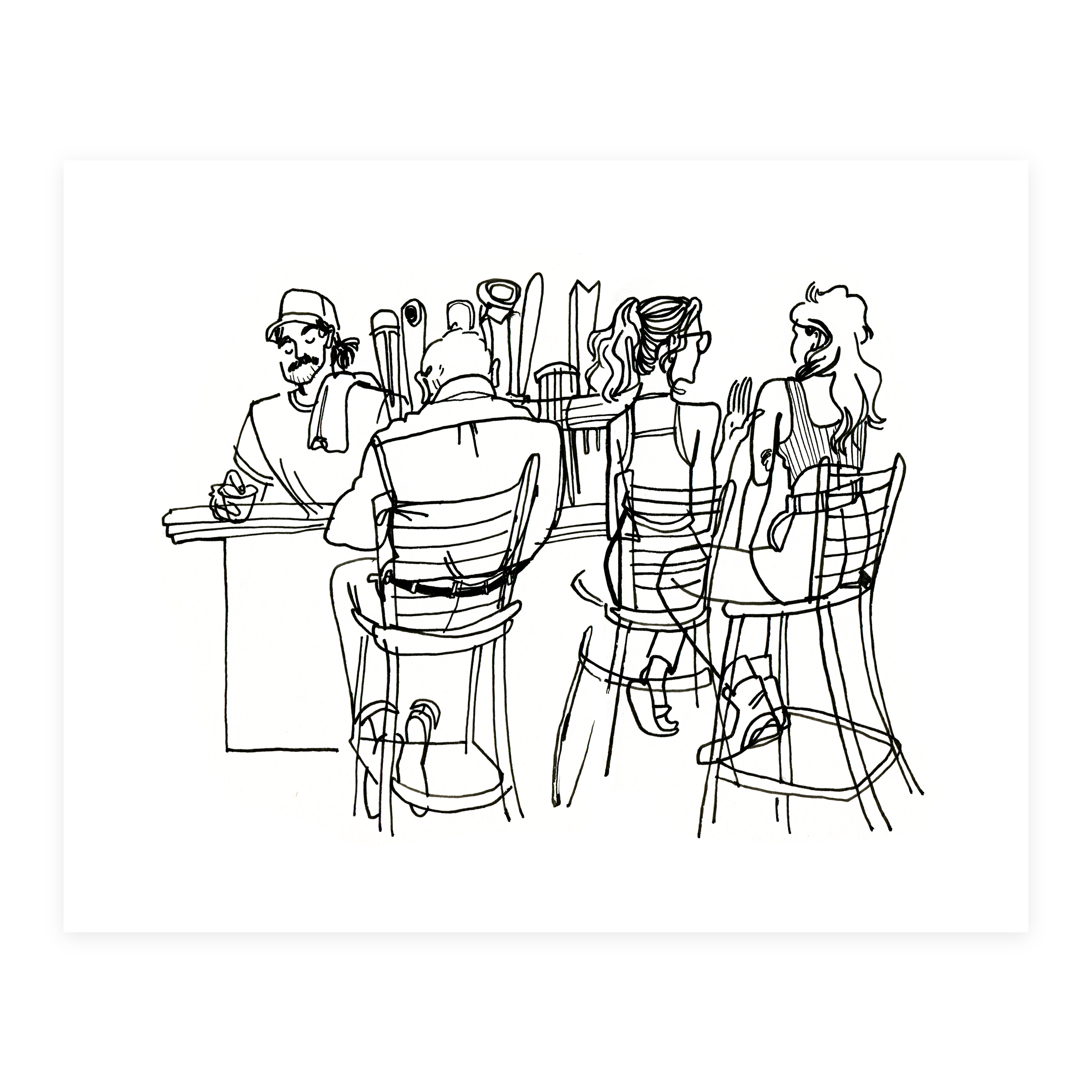 Pinkie Masters #3 - Sketchbook Print