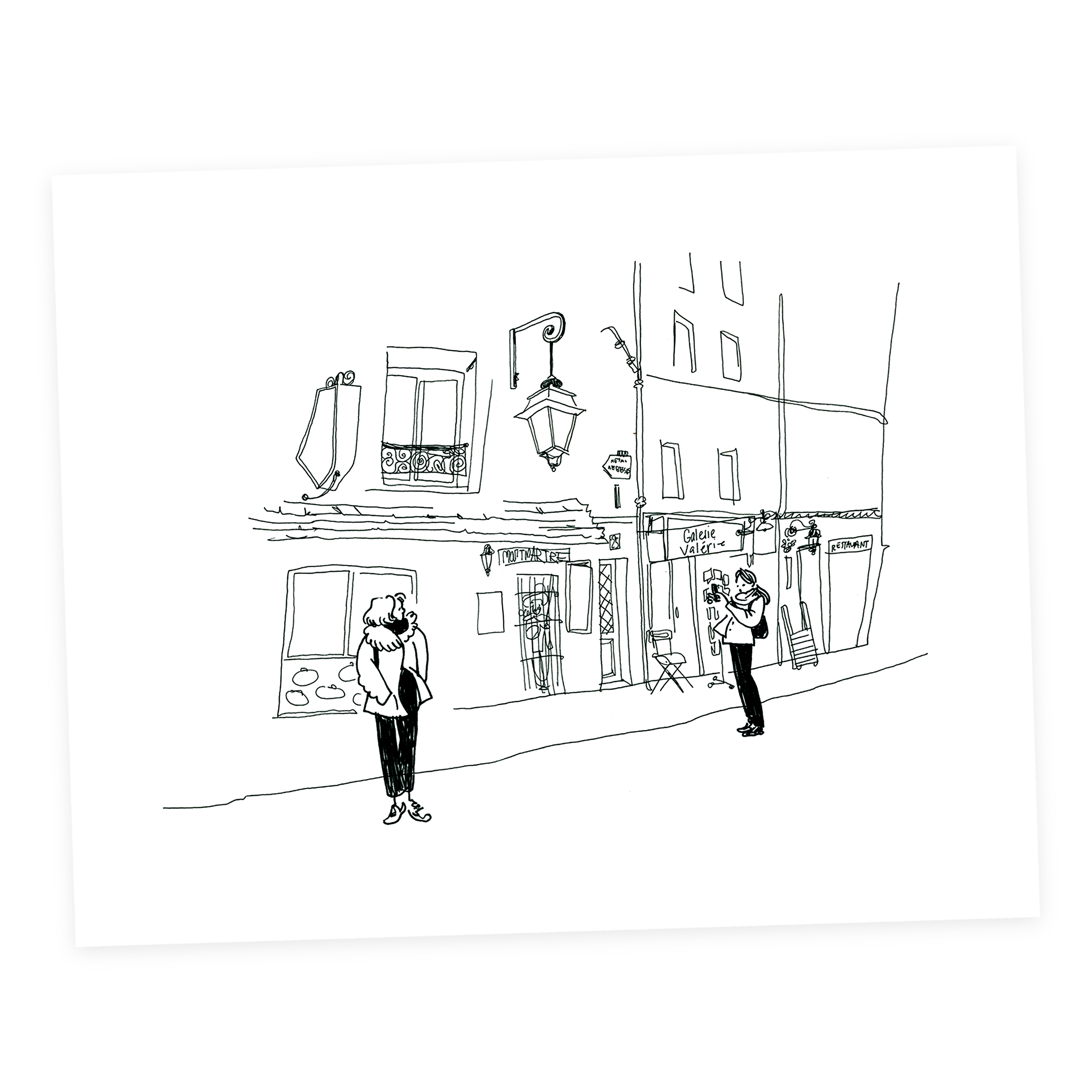 Montmarte #2 - Sketchbook Print