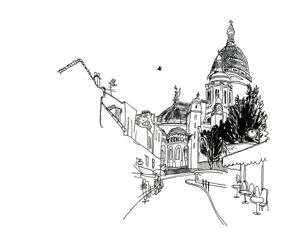 Saché-Cœur  - Sketchbook Print