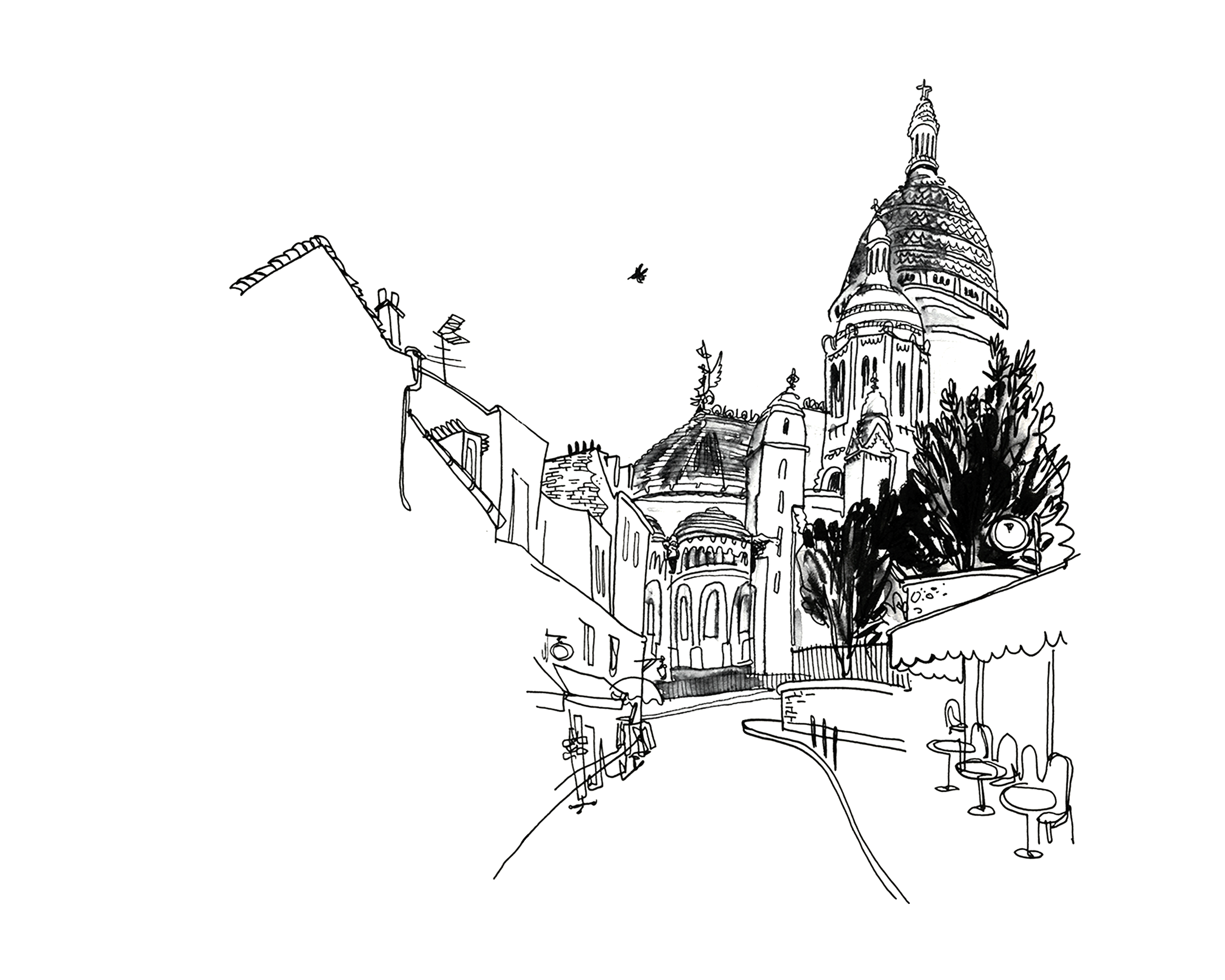 Saché-Cœur  - Sketchbook Print