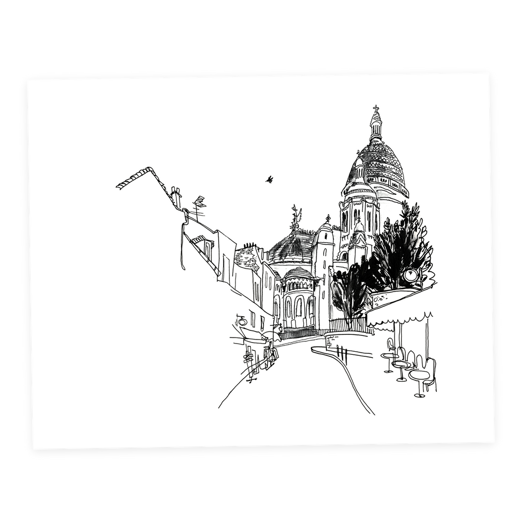 Saché-Cœur  - Sketchbook Print