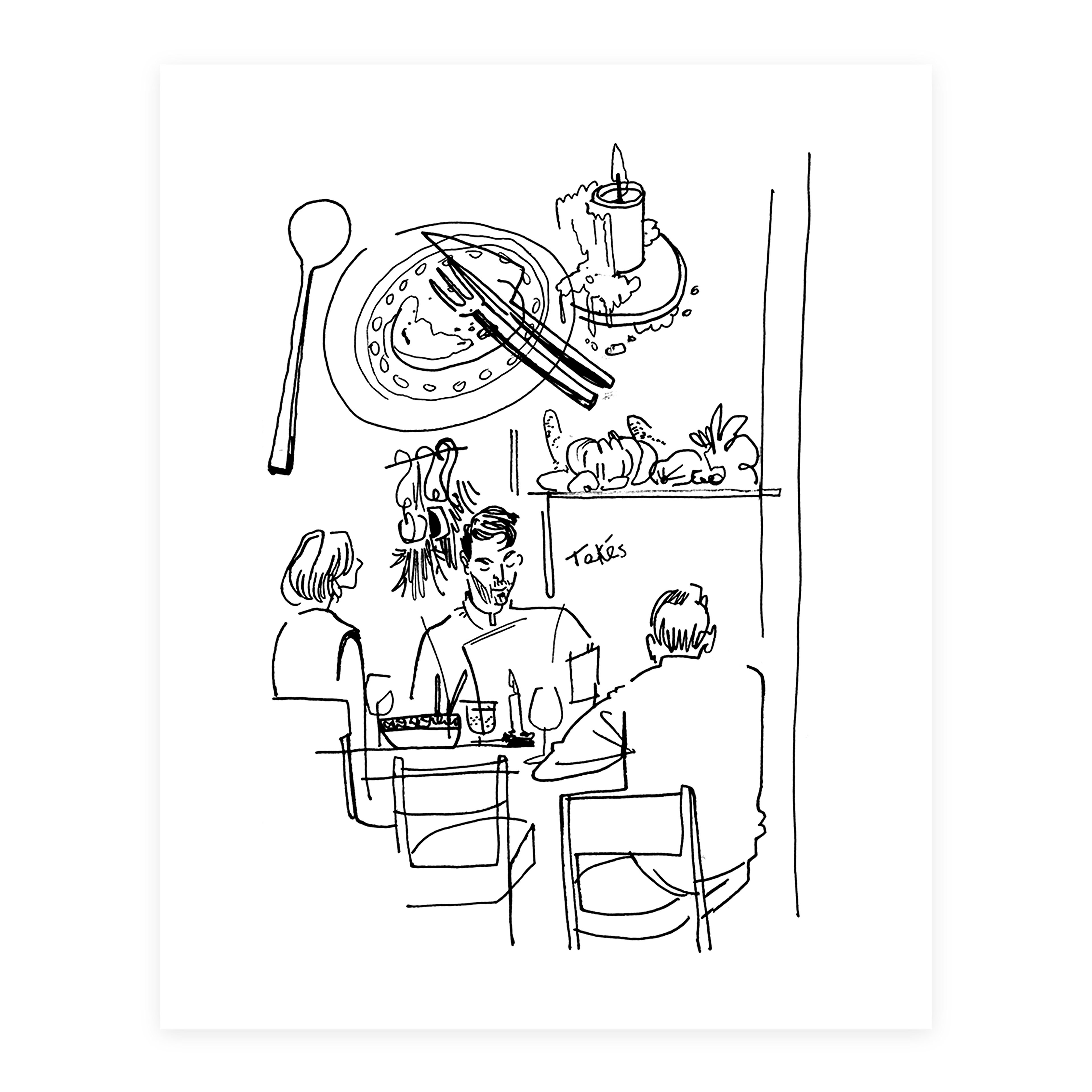 Teke's - Sketchbook Print