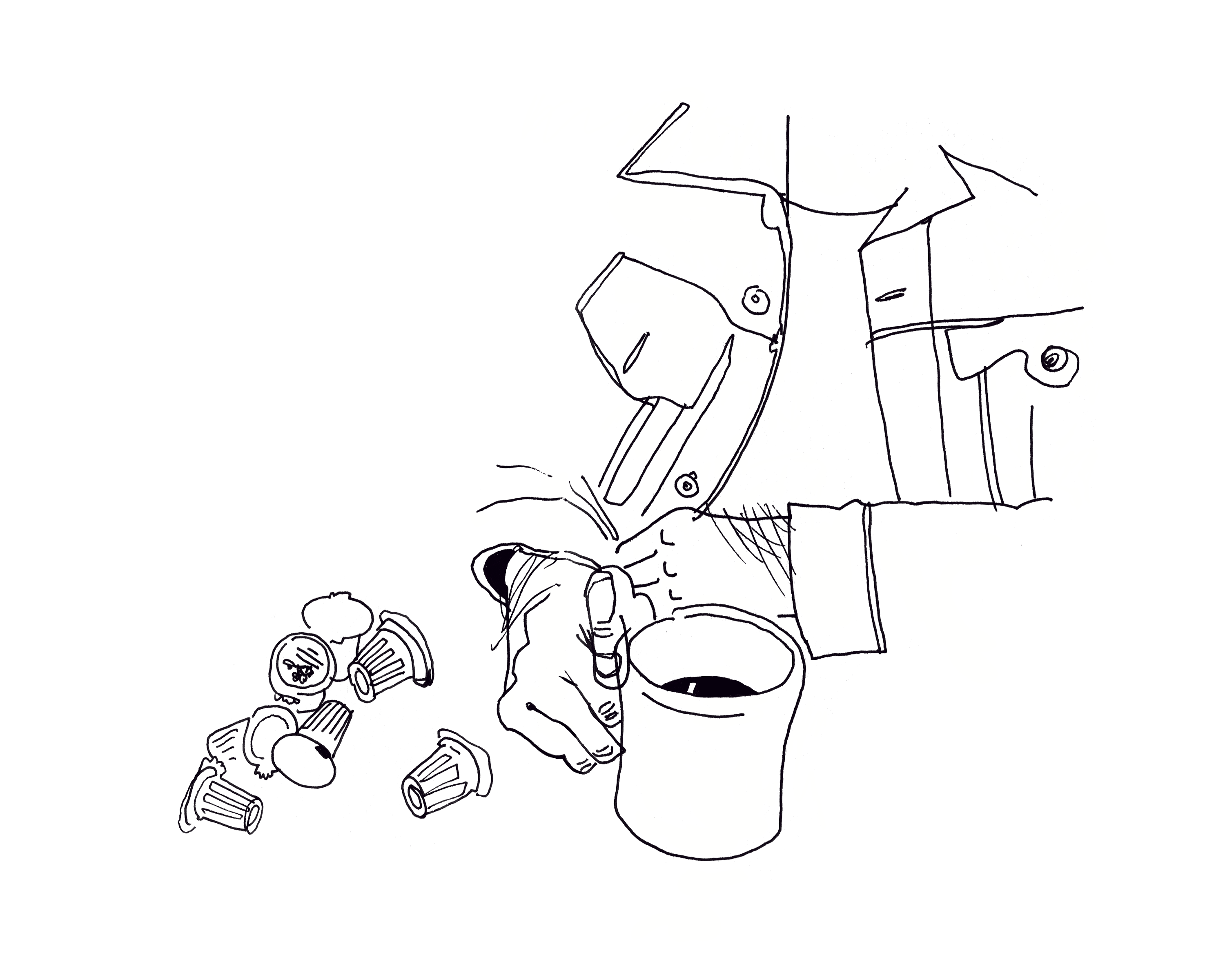 Waffle House - Sketchbook Print