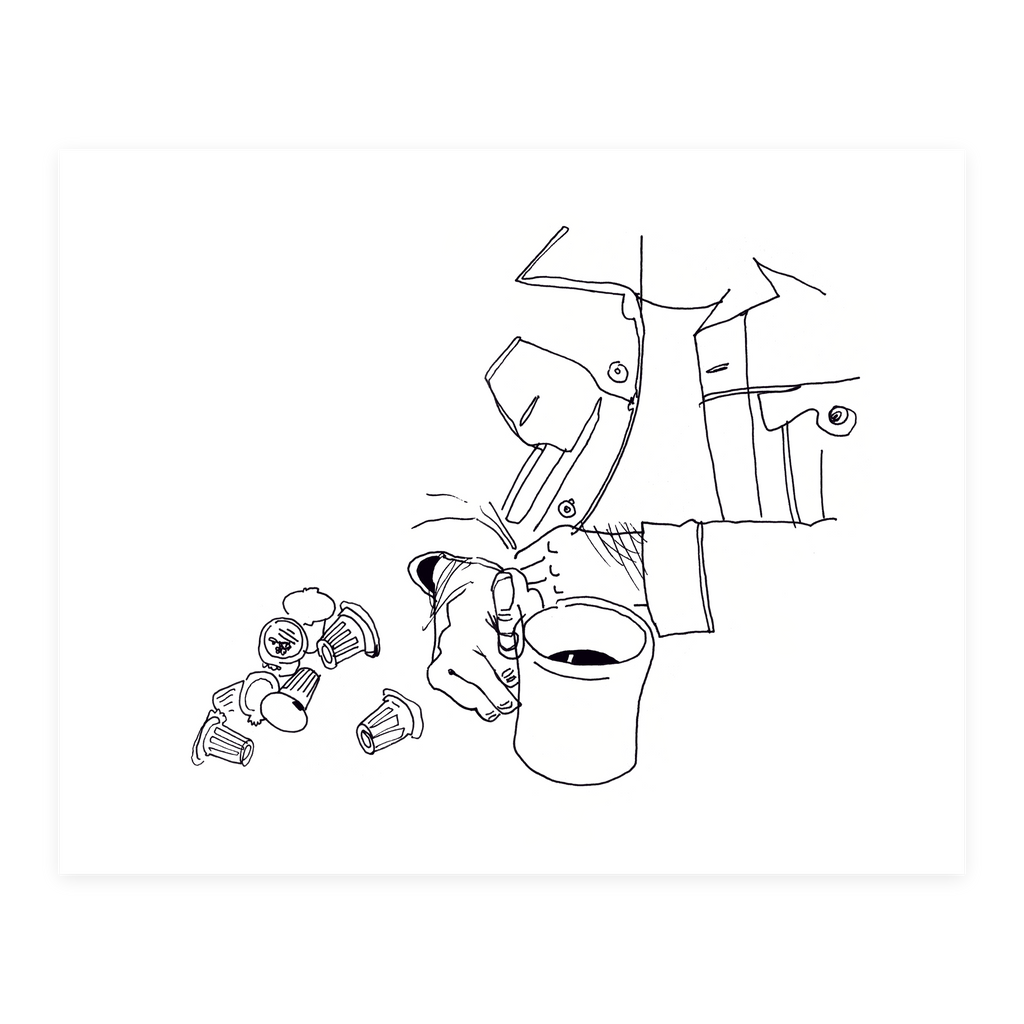 Waffle House - Sketchbook Print