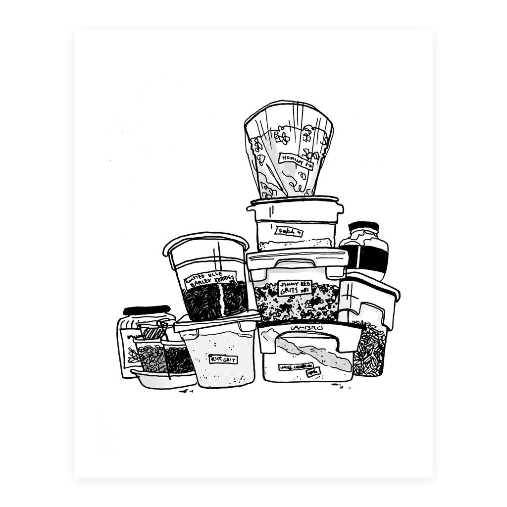 Pantry - Sketchbook Print