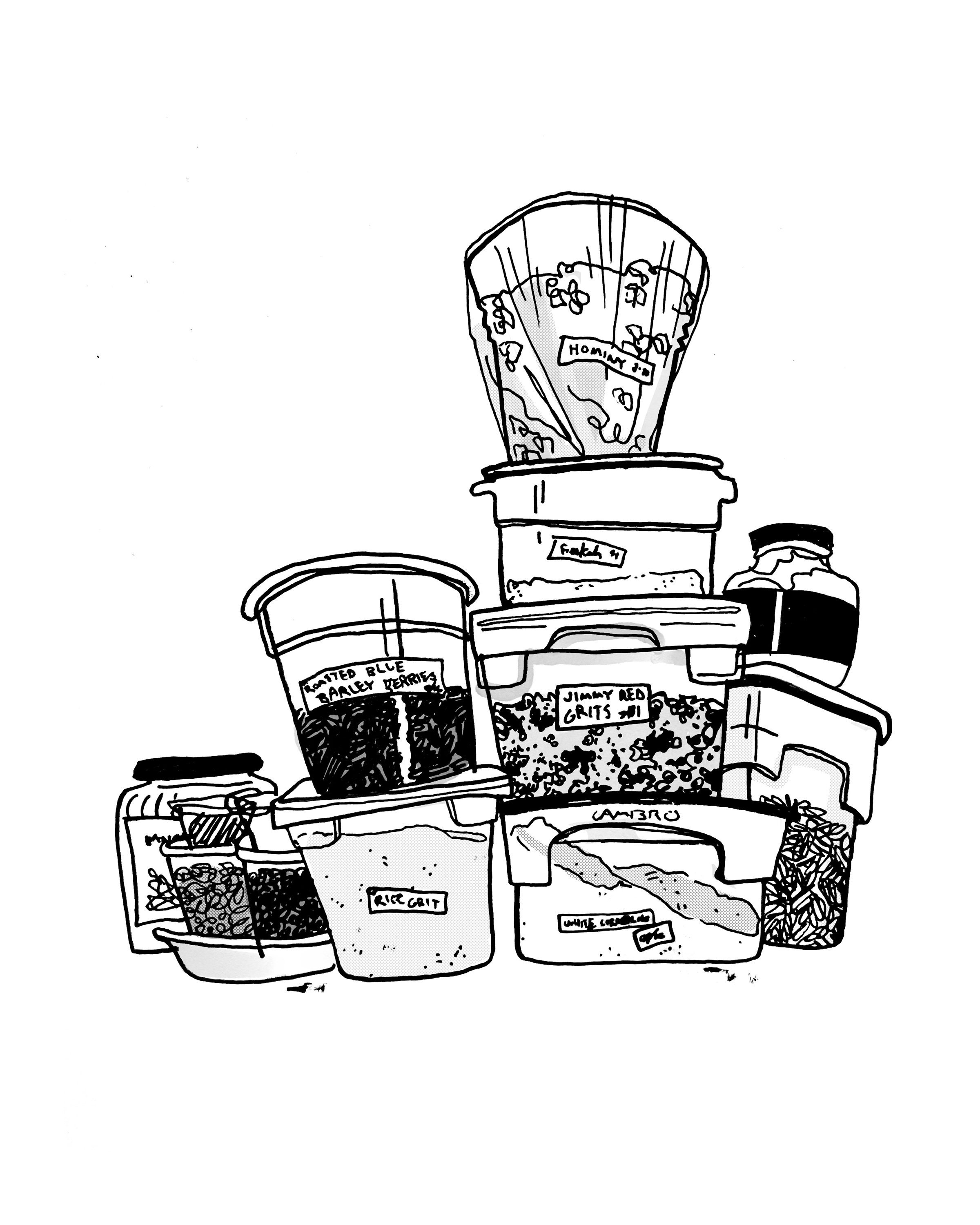 Pantry - Sketchbook Print