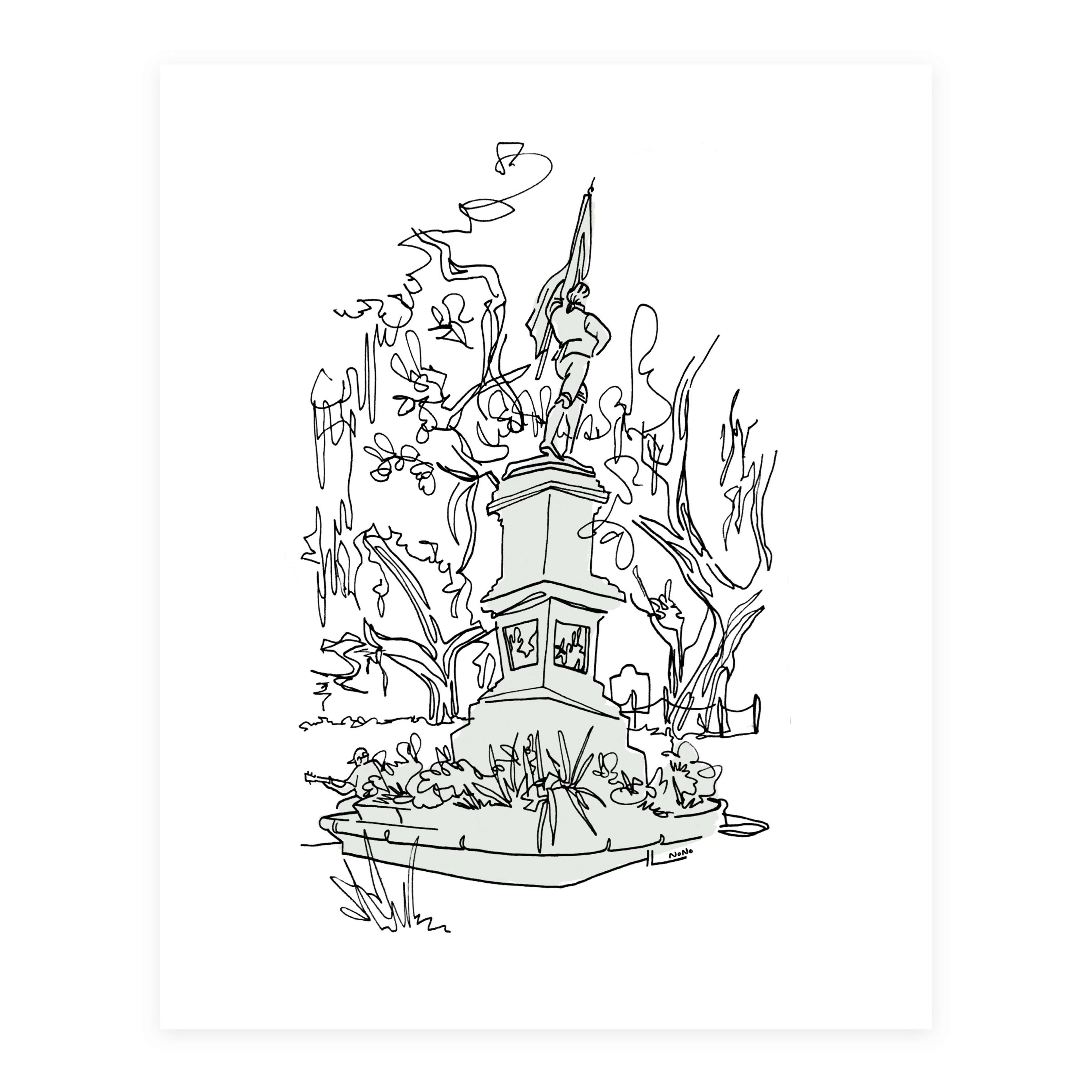 Savannah #3 - Sketchbook Print