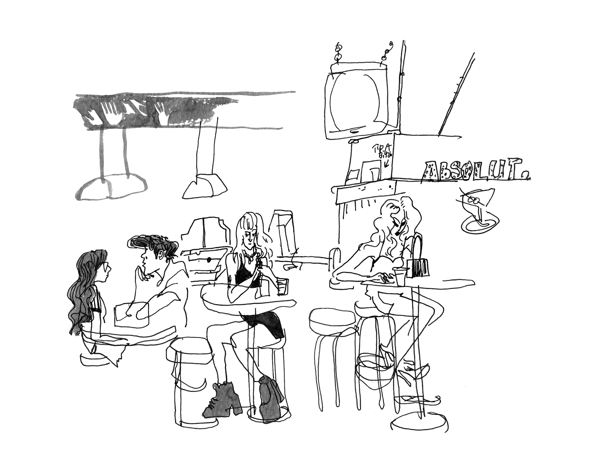 Club One - Sketchbook Print