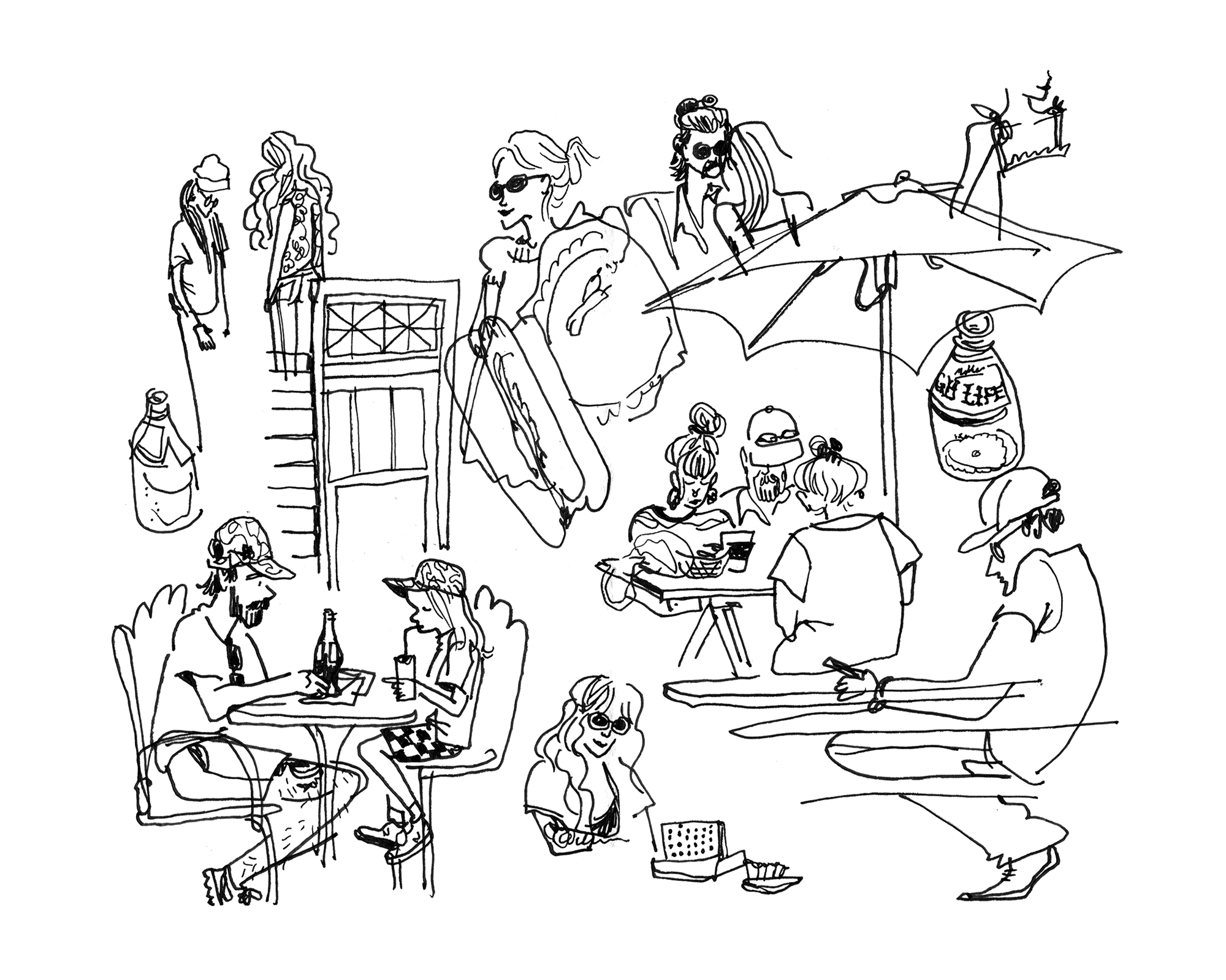 Baby's General Store - Sketchbook Print