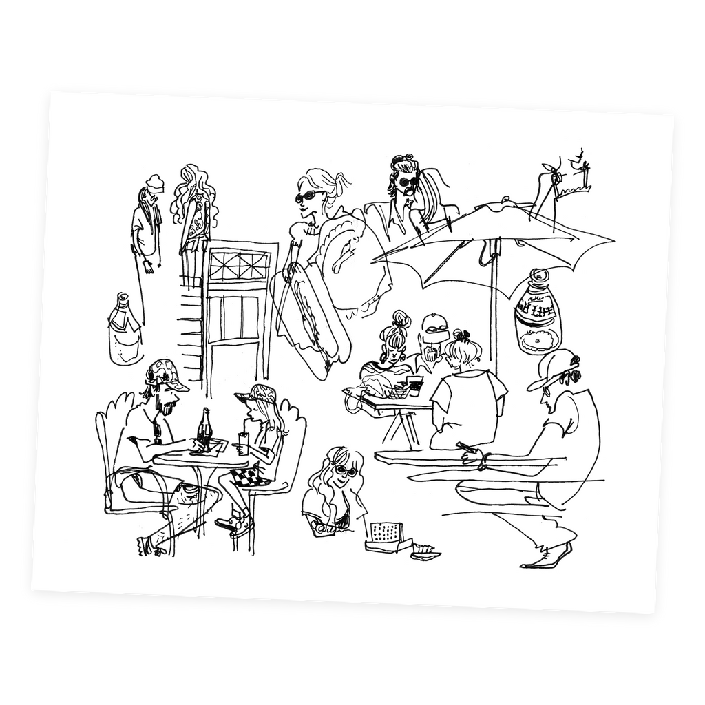 Baby's General Store - Sketchbook Print