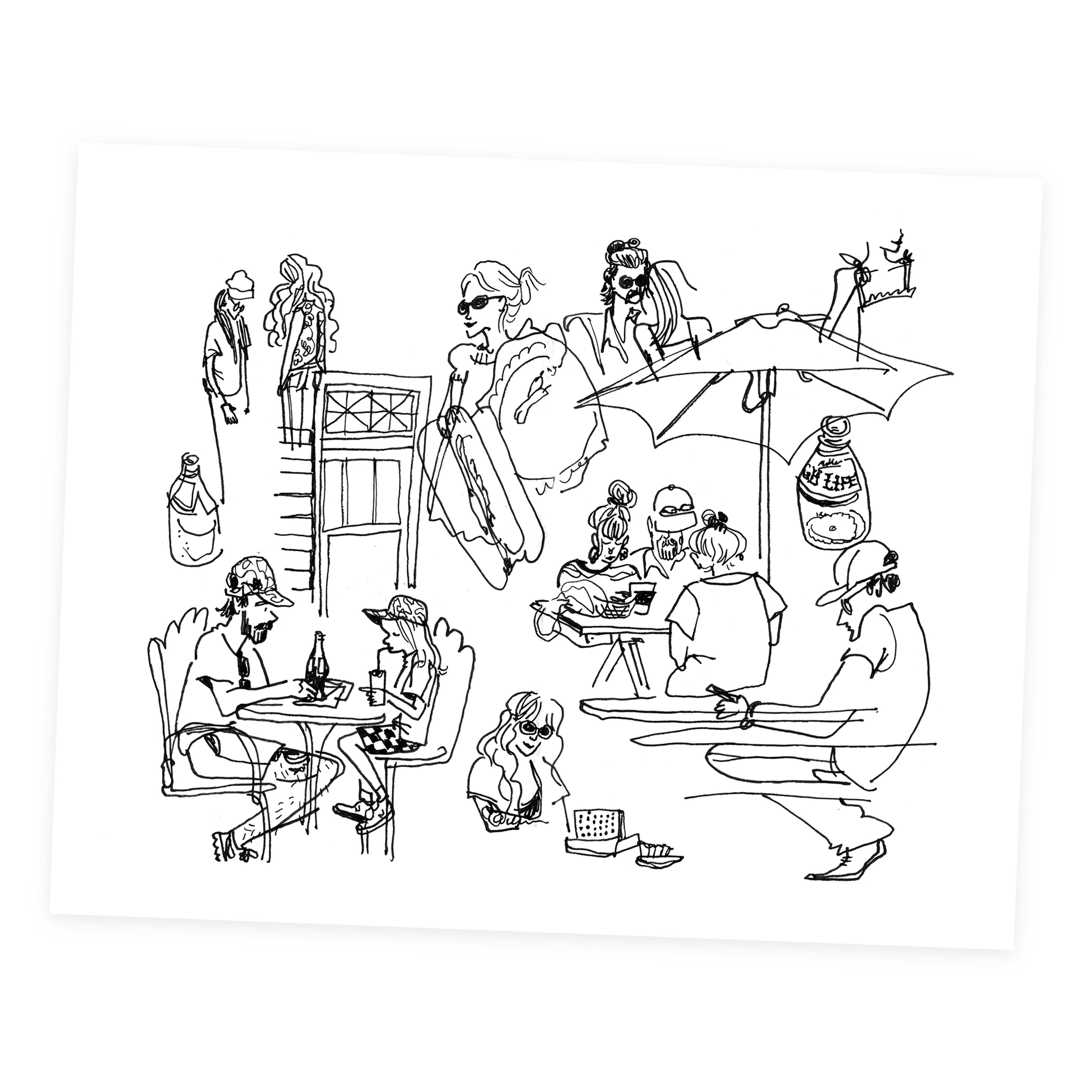 Baby's General Store - Sketchbook Print