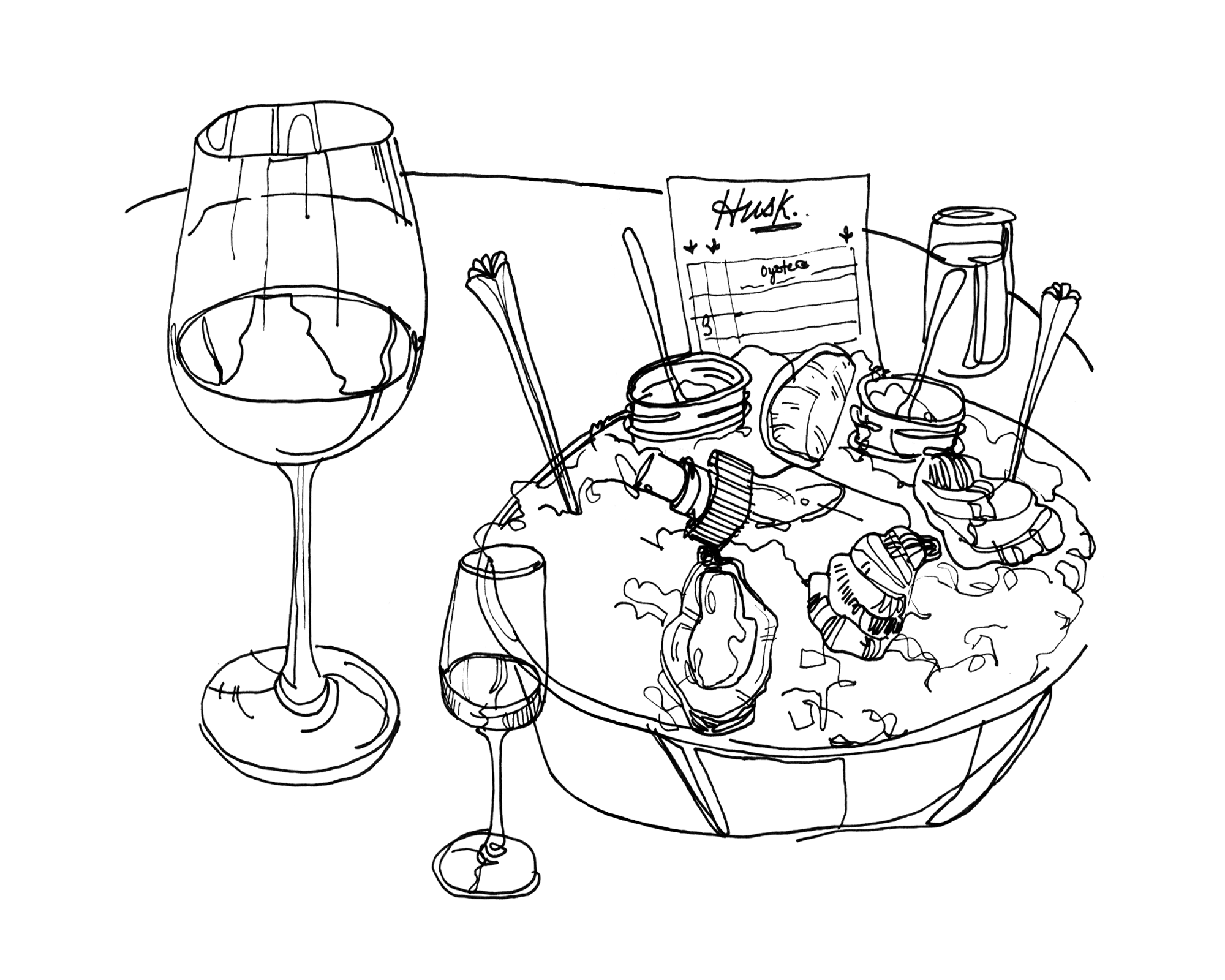 Husk - Sketchbook Print