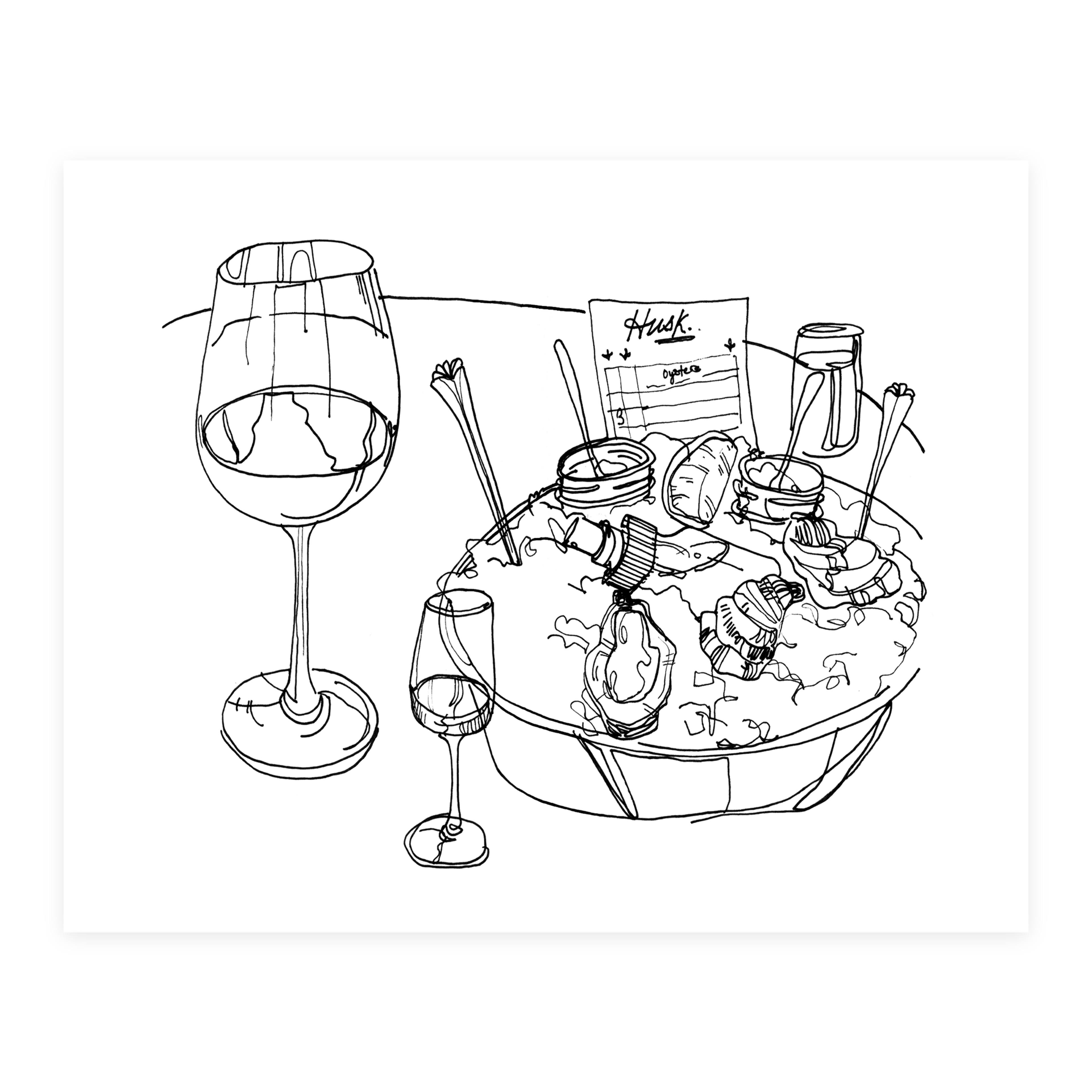 Husk - Sketchbook Print