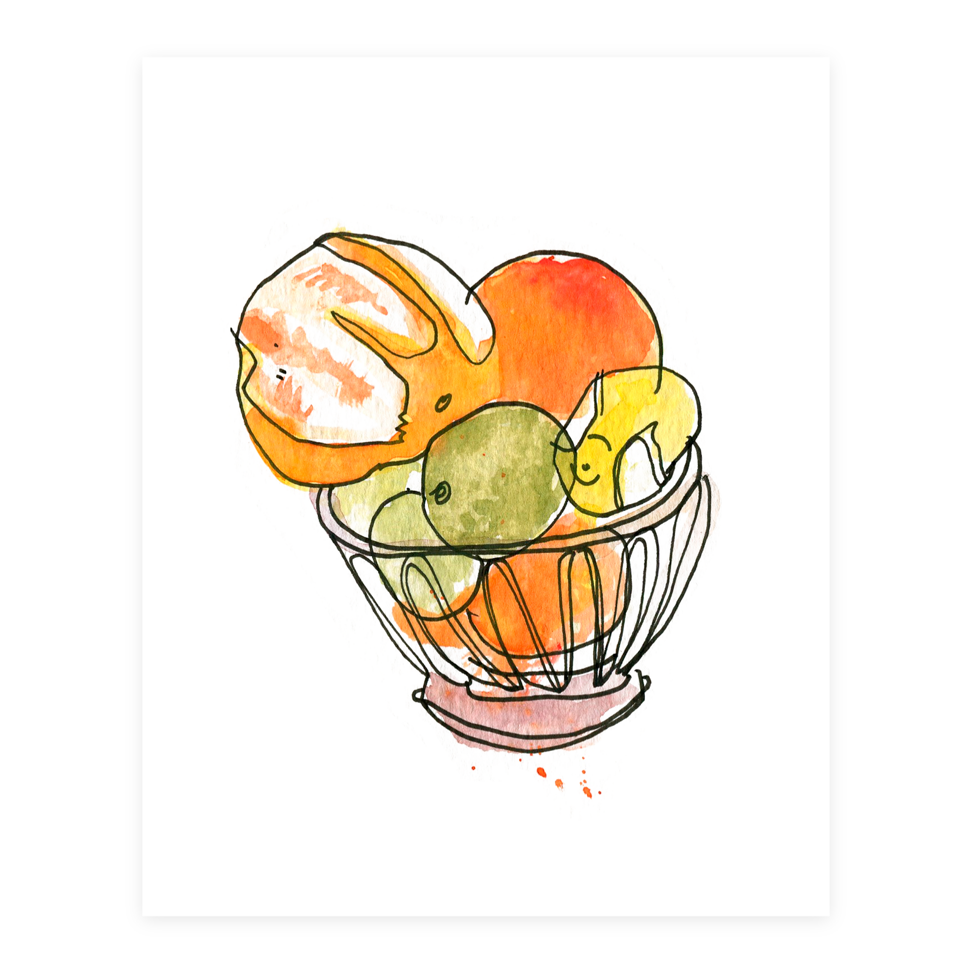 Citrus - Sketchbook Print