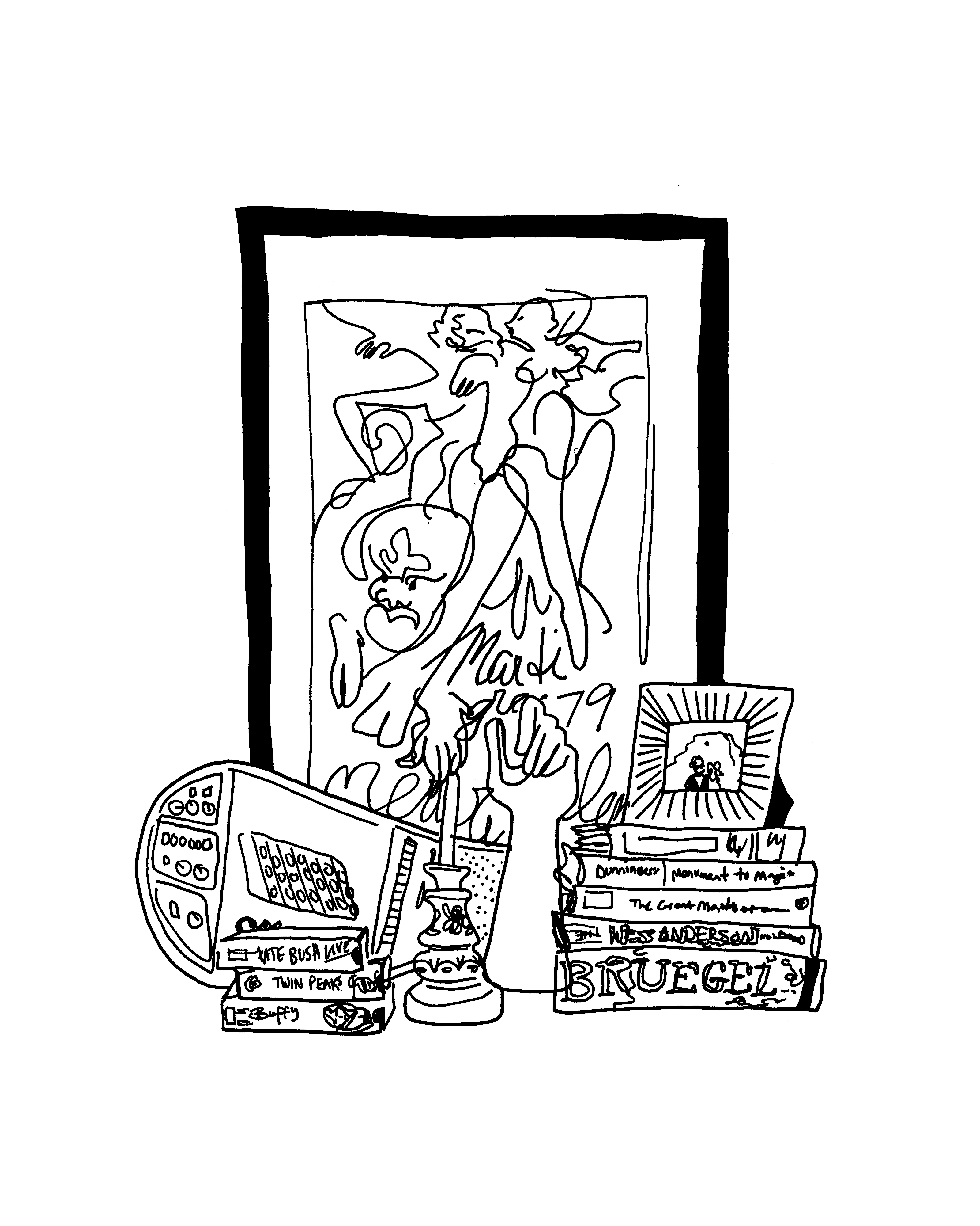 Still Life at Home #1 - Sketchbook Print