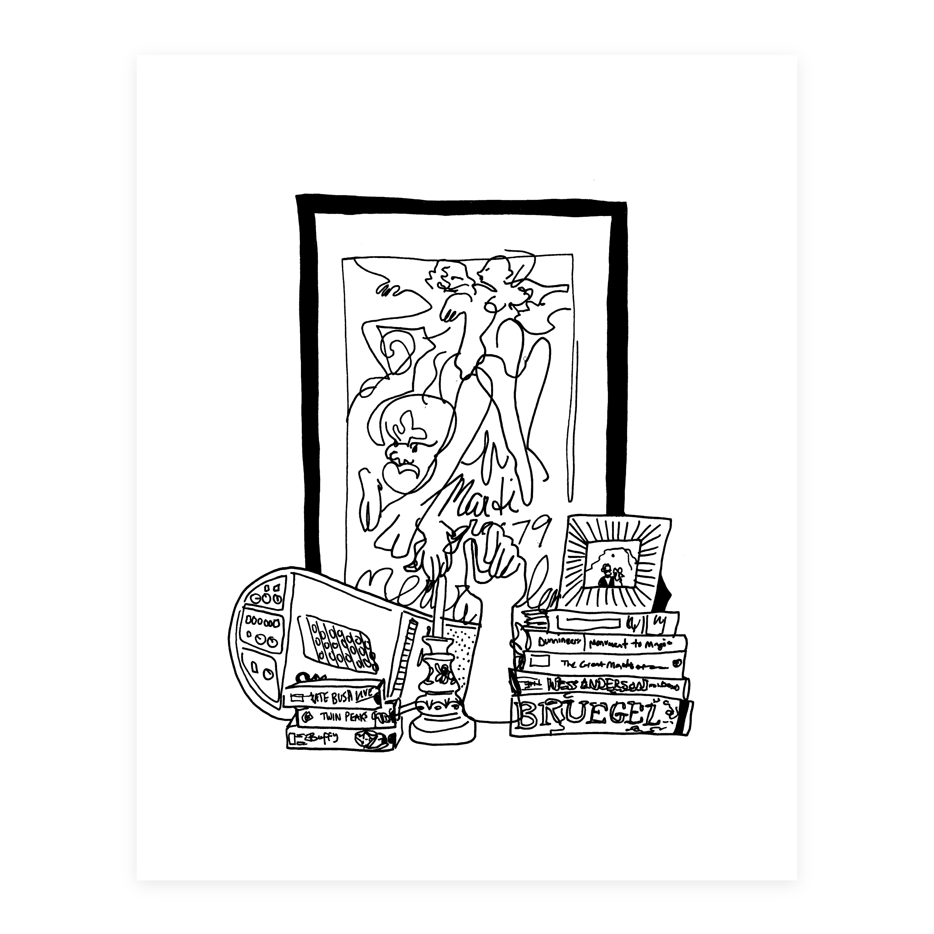 Still Life at Home #1 - Sketchbook Print