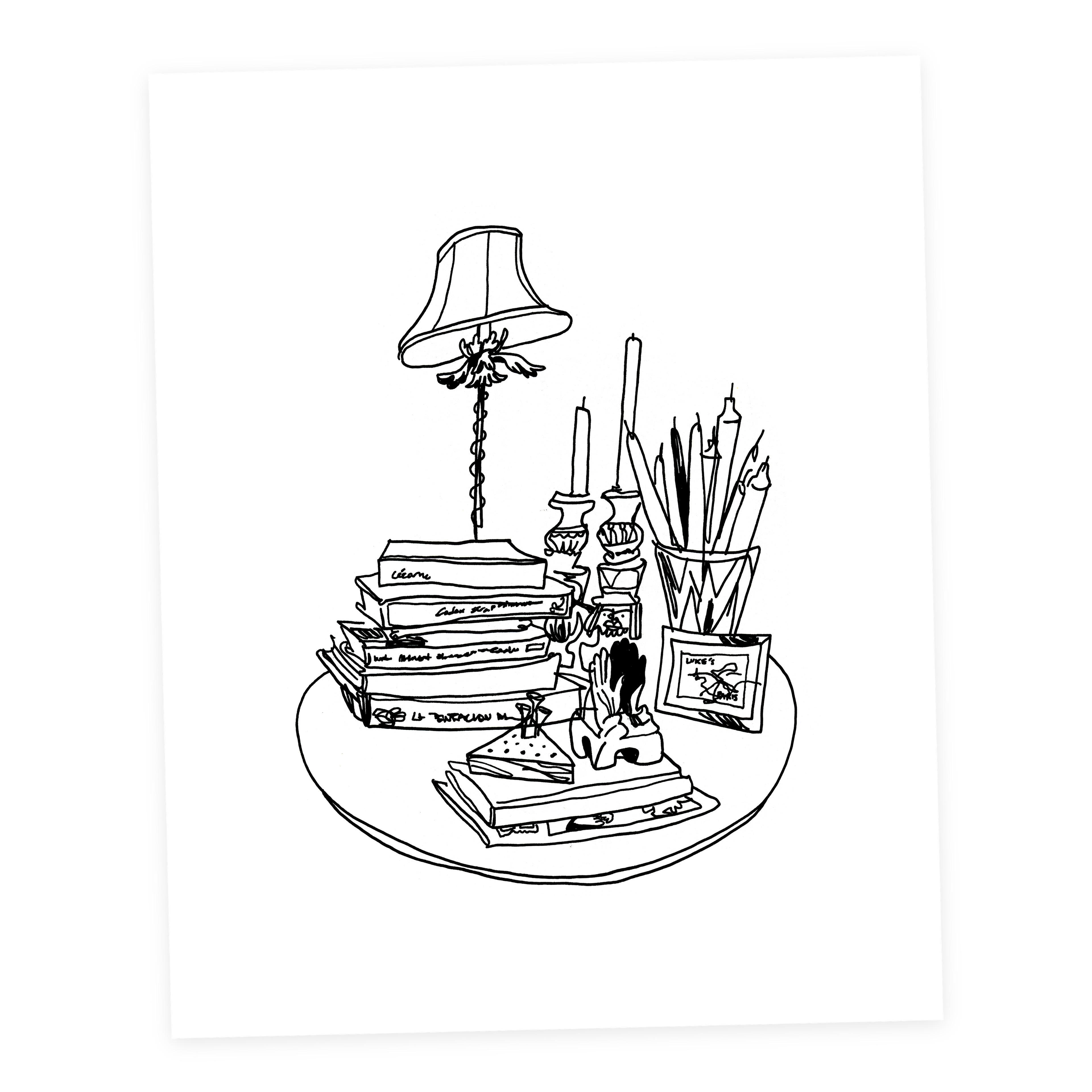 Still Life at Home #5 - Sketchbook Print