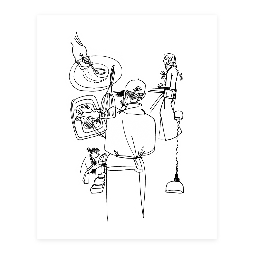 Fleeting - Sketchbook Print