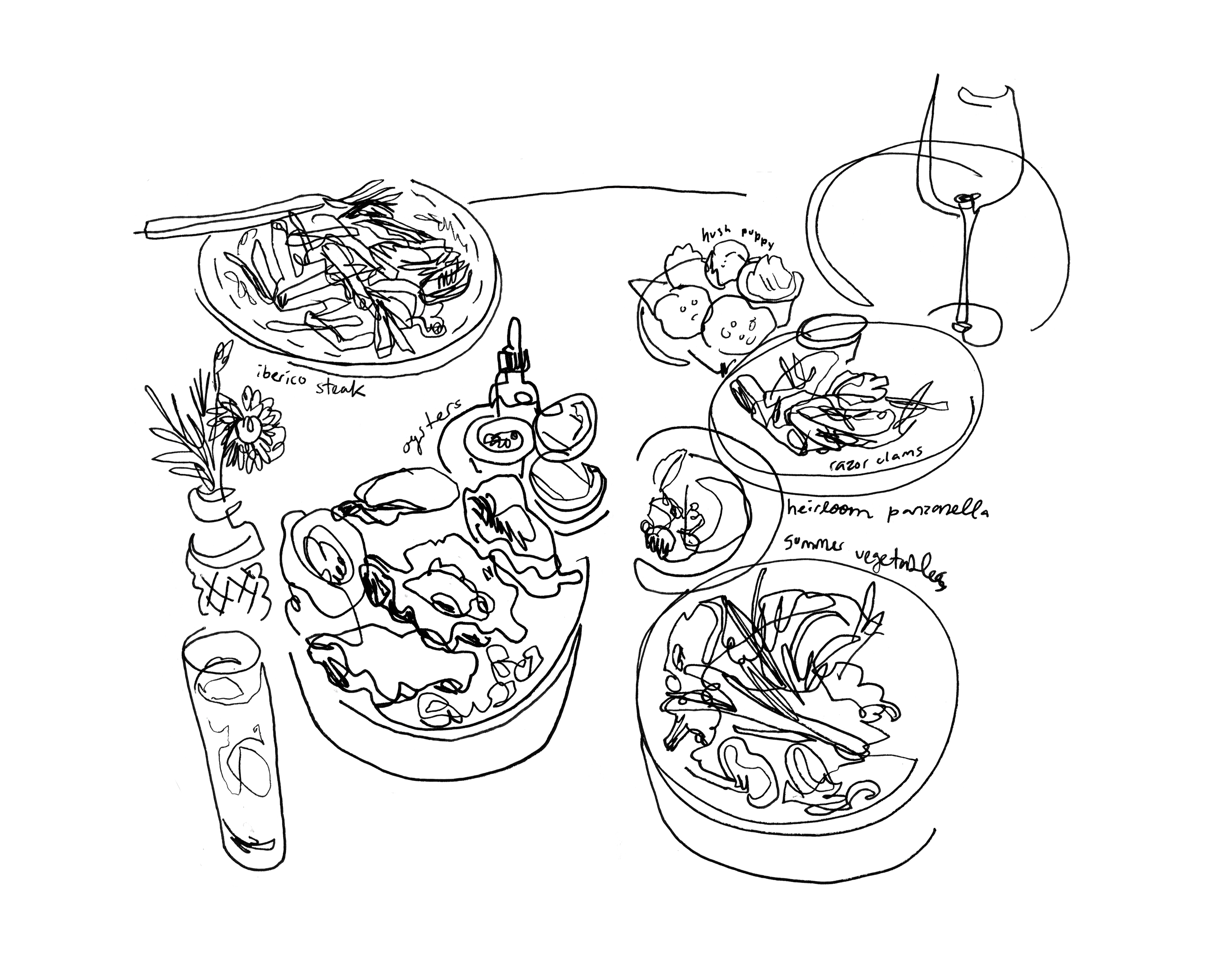 Eden Supper Club - Sketchbook Print