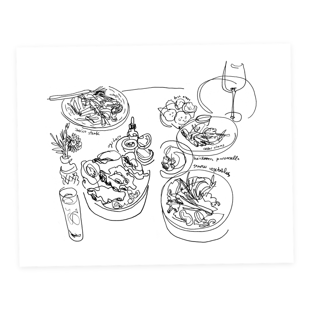 Eden Supper Club - Sketchbook Print