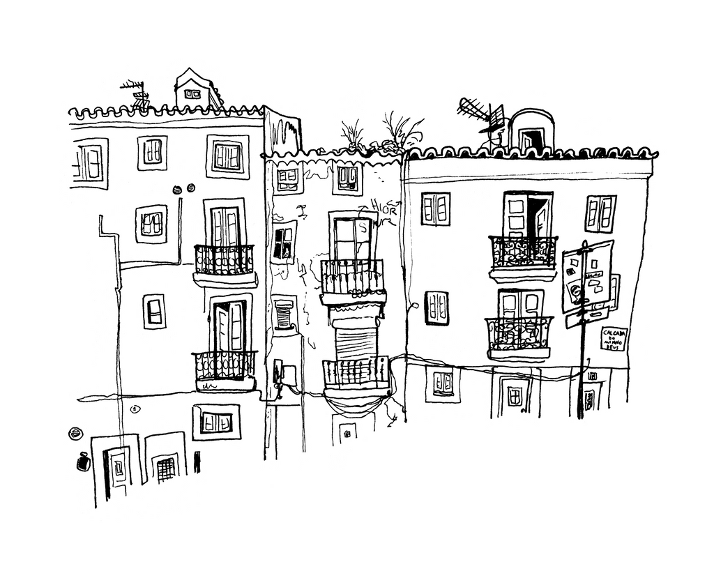 Lisbon #1 - Sketchbook Print