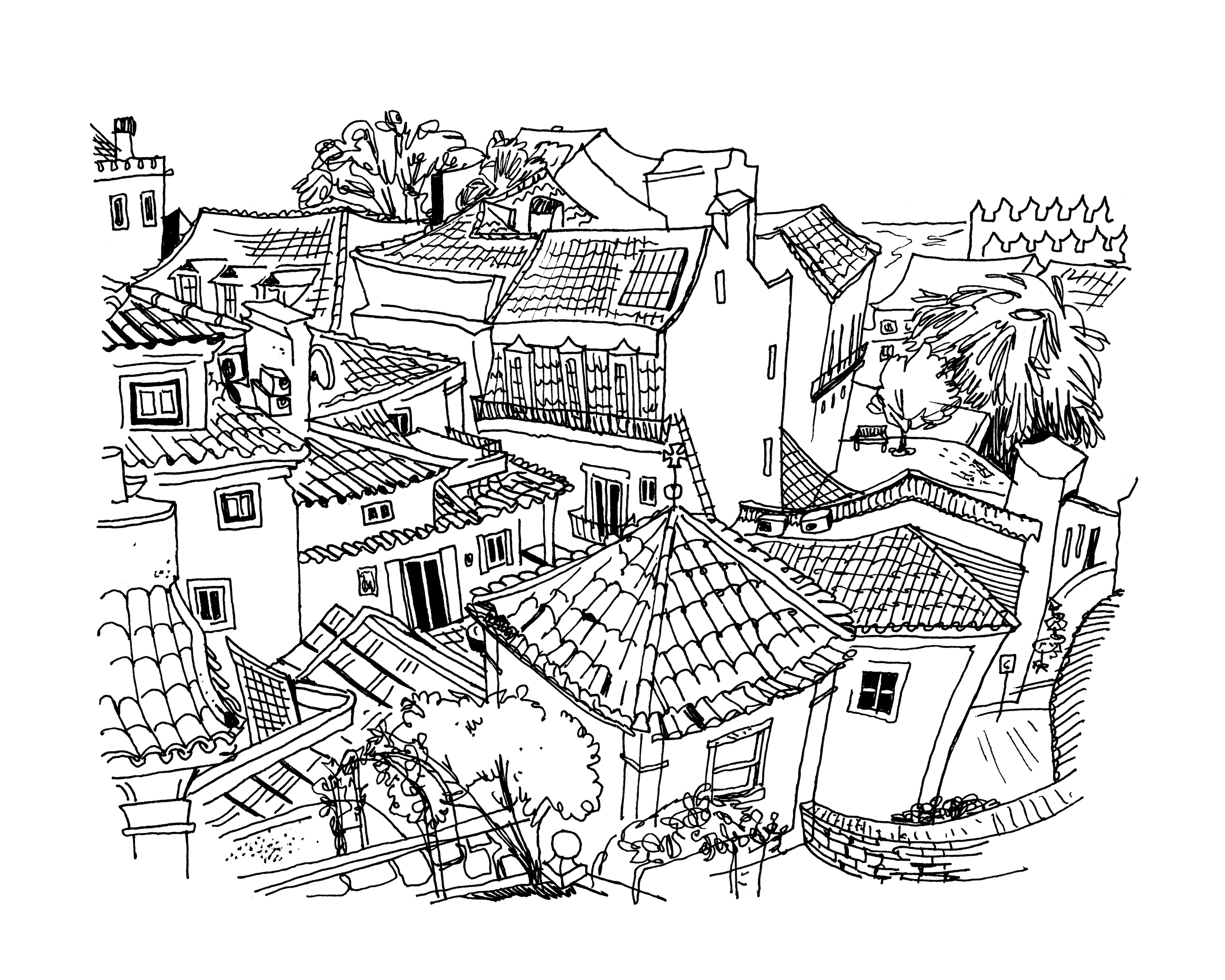 Lisbon #3 - Sketchbook Print